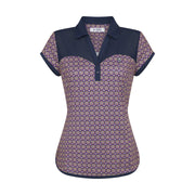 Original Penguin Women's Cap Sleeve Sweetheart Polo