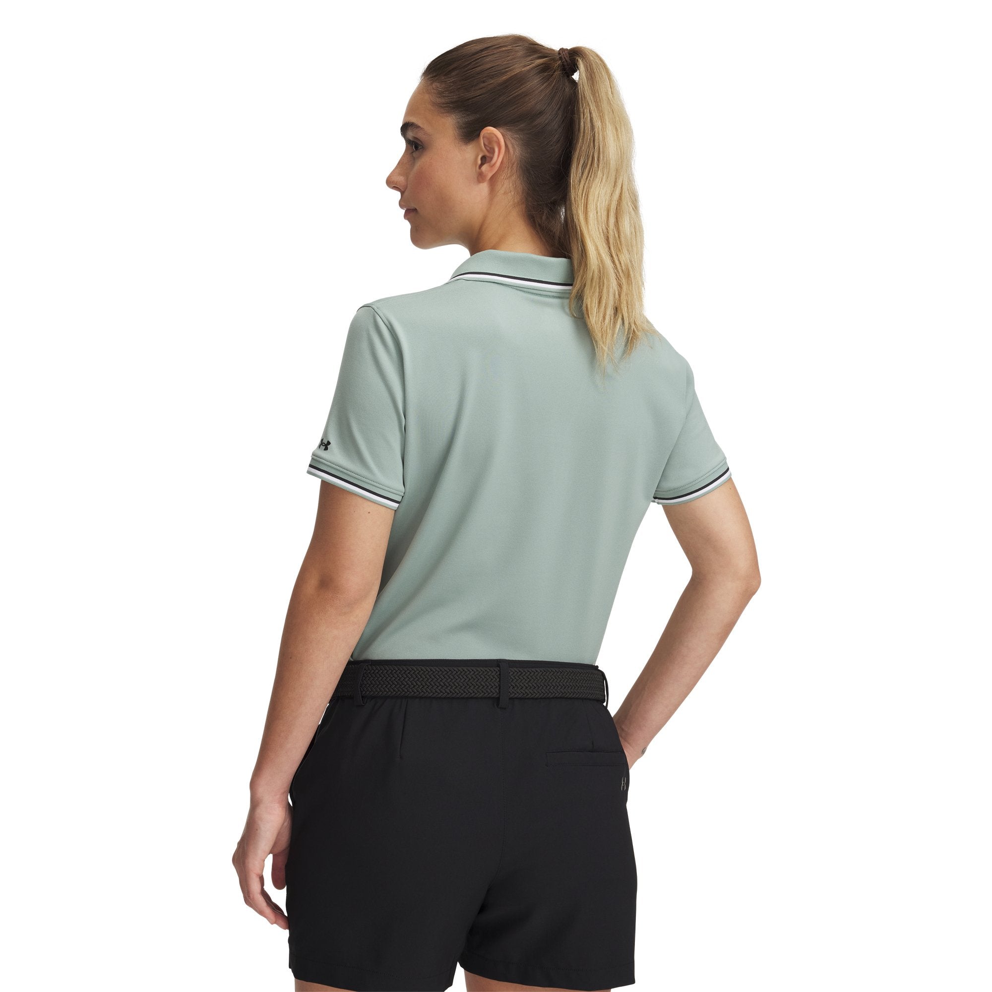 Under Armour UA Drive Rib Kurzarm-Polo Damen