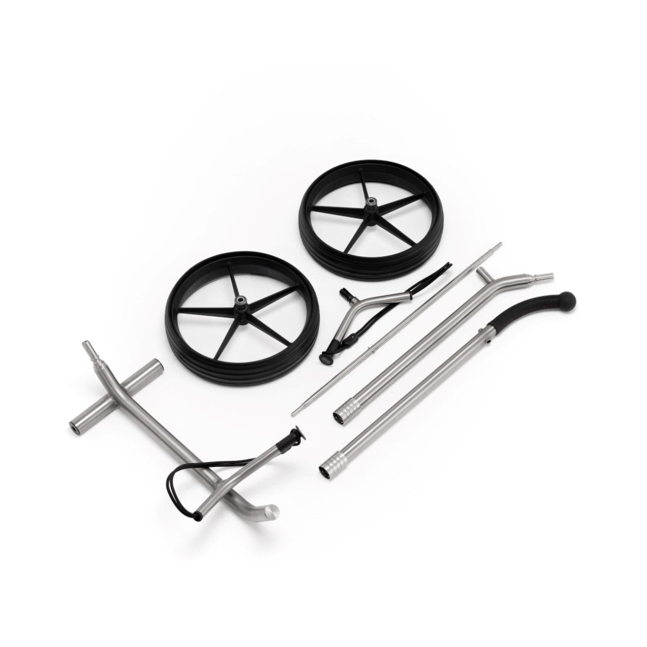 TiCad Pro Golftrolley GFK-Räder (matt schwarz)
