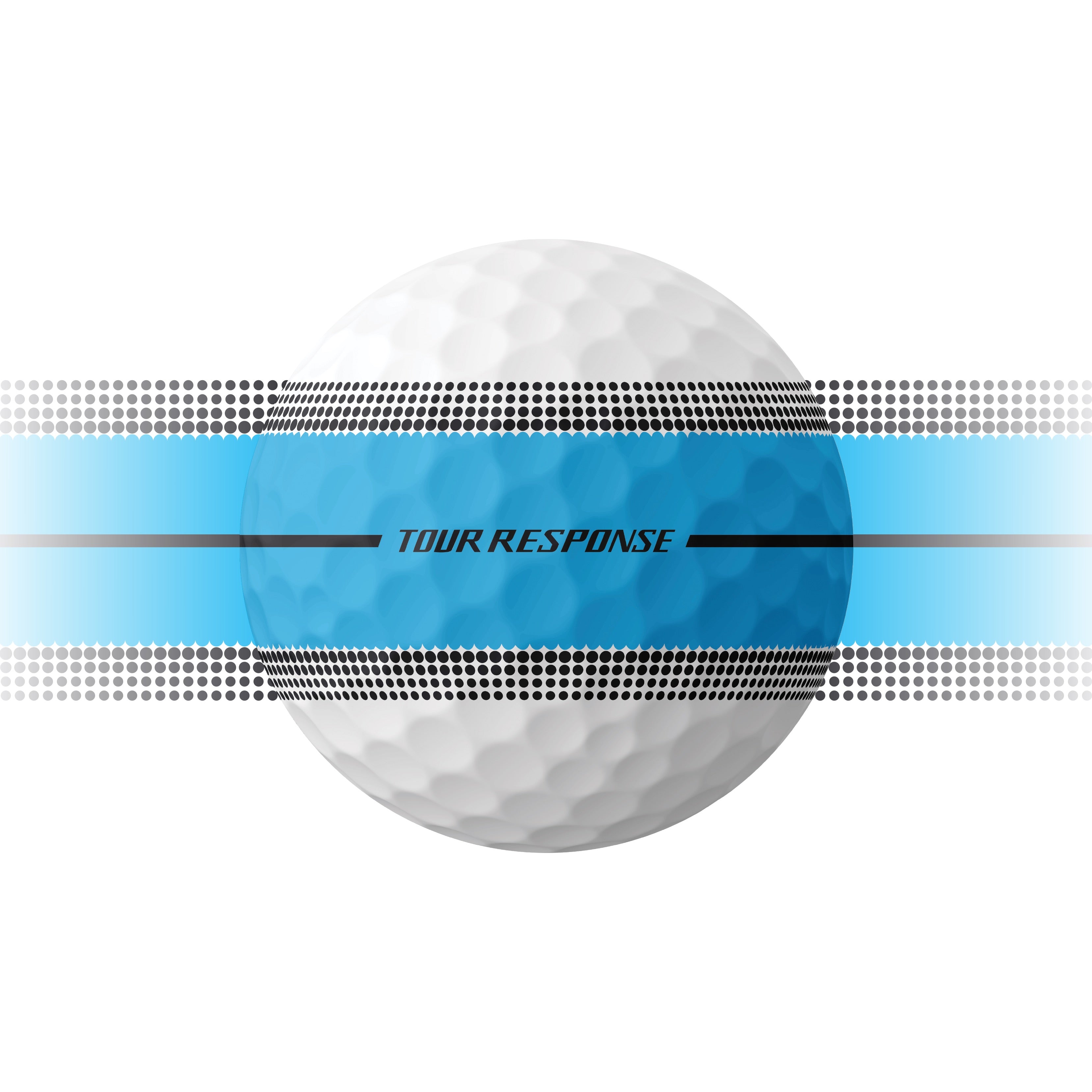 TaylorMade TourResponse Stripe 2025 Golf Balls 12-Pack