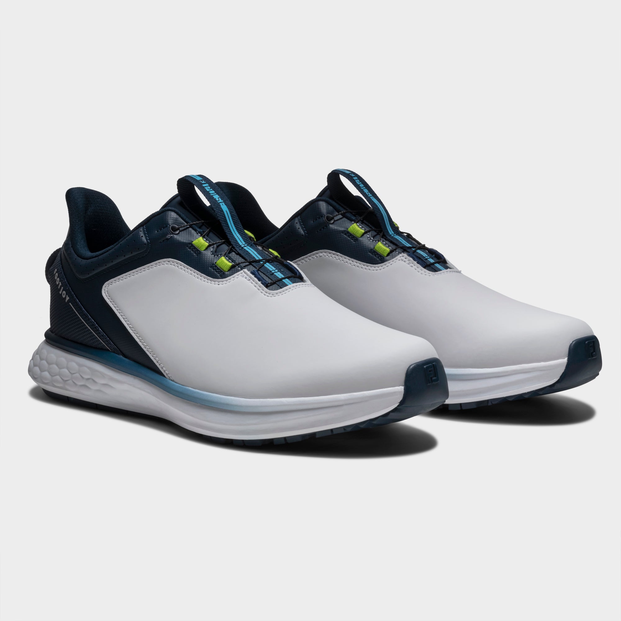 Footjoy PULSE Boa Golf Shoe Men EU 39 Medium White/Navy/Blue