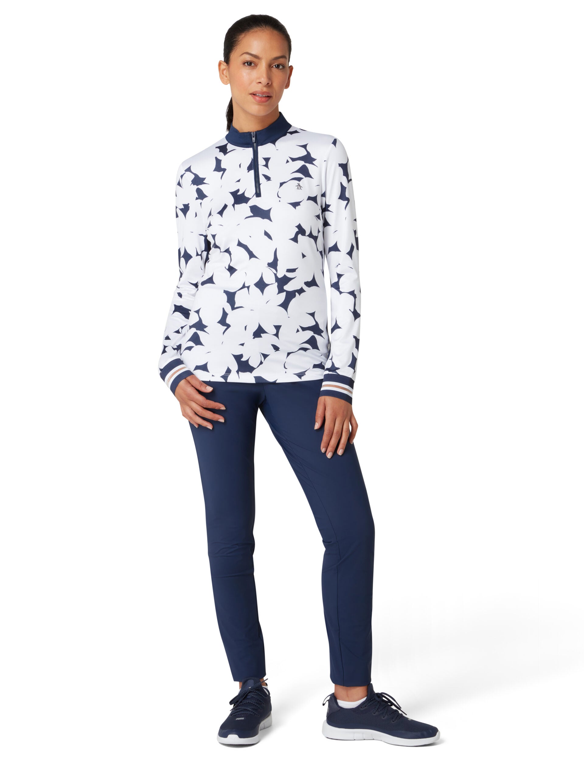 Original Penguin Riviera Floral Sun Protection Shirt Damen