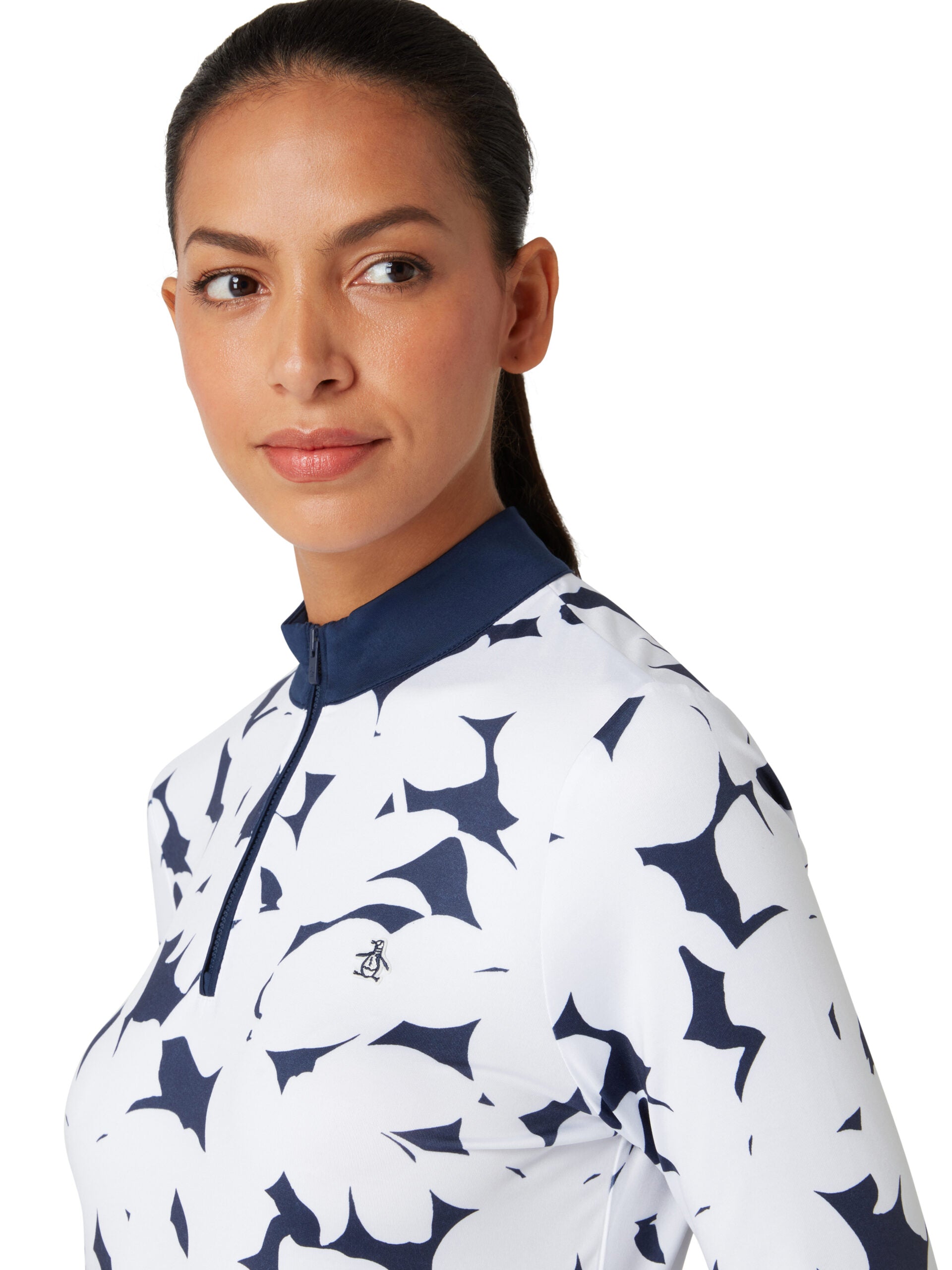 Original Penguin Riviera Floral Sun Protection Shirt Damen