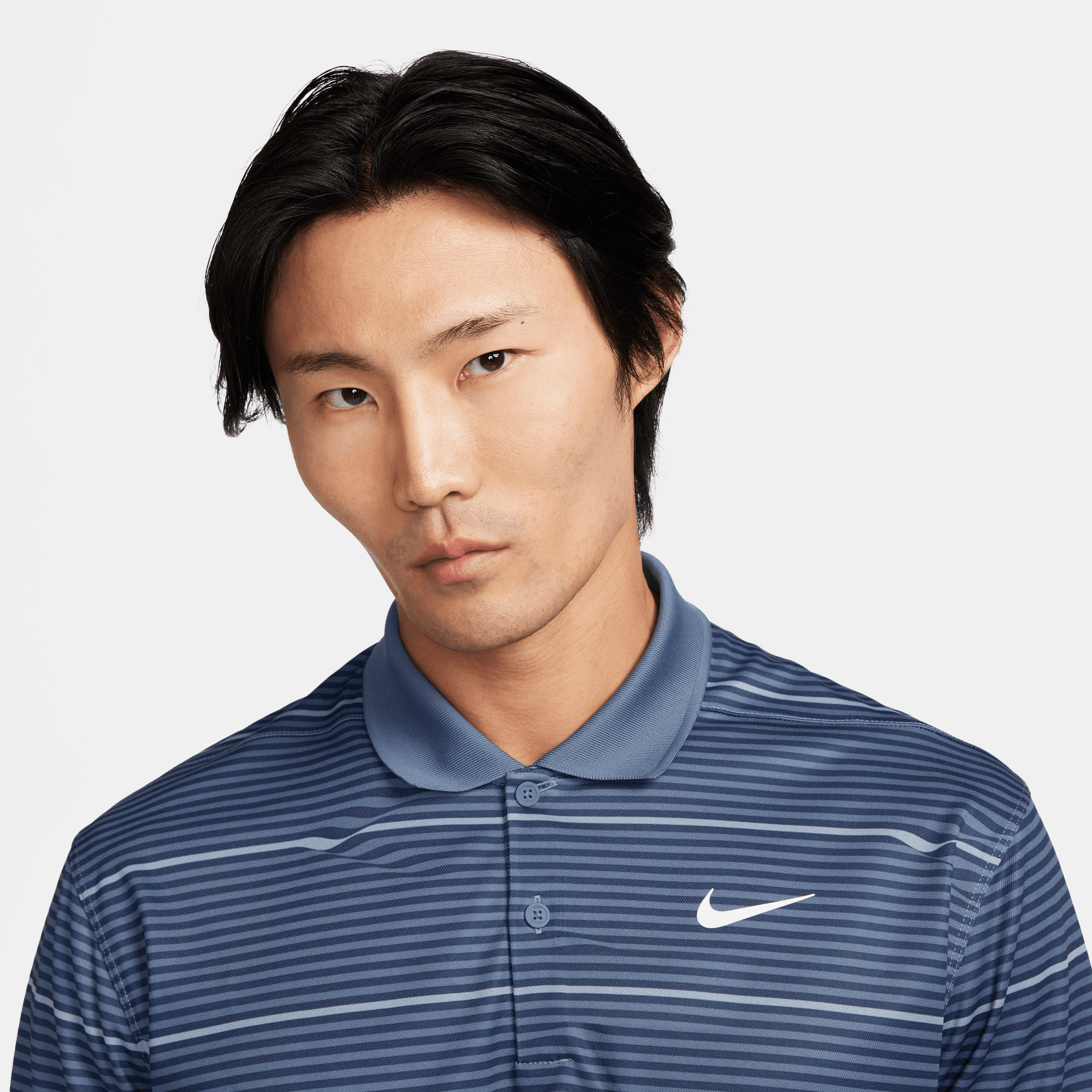 Nike Victory DriFit Polo Herren S schwarz/grau
