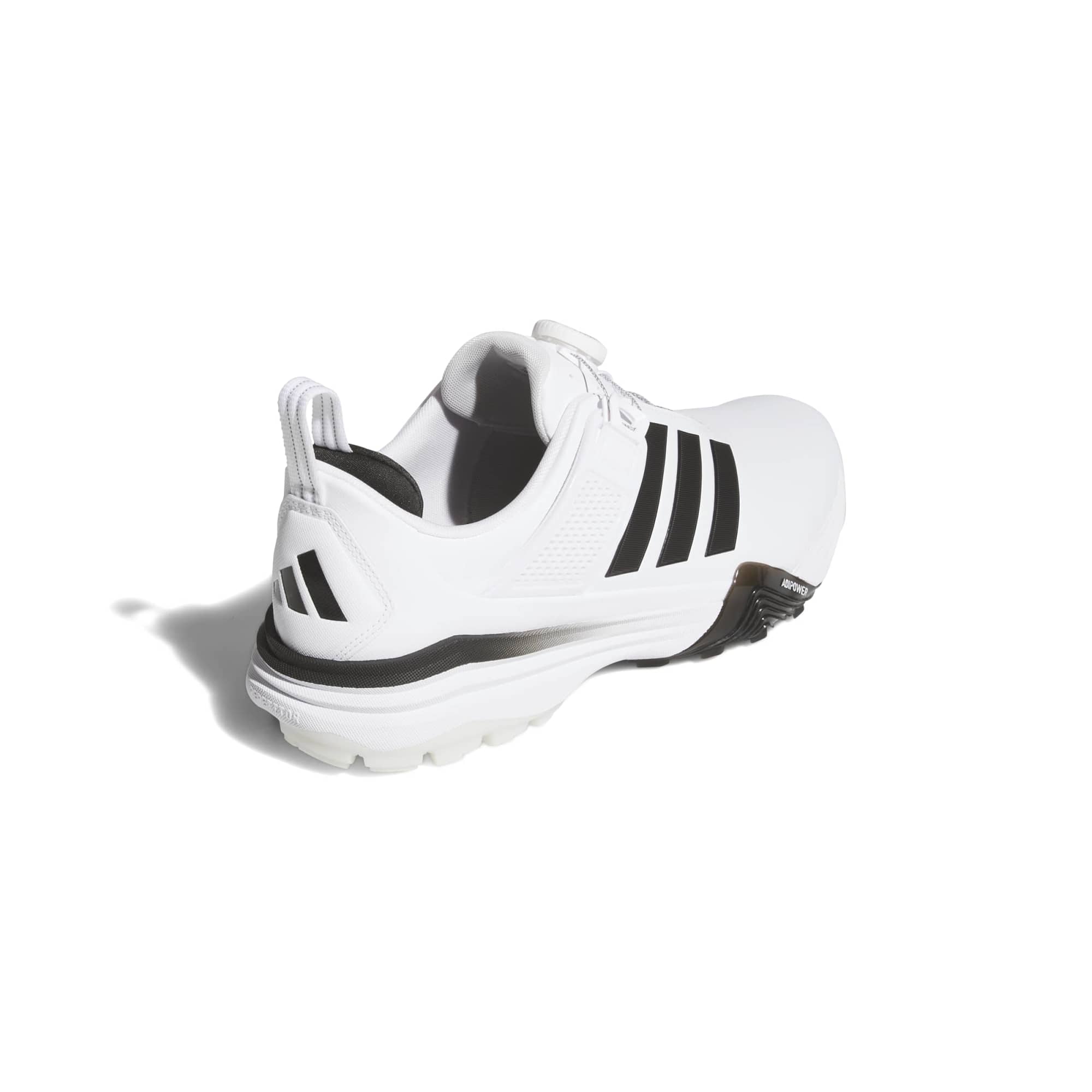 adidas ADIpower SL 26 BOA Golf Shoe Men's EU 44 2/3 white/black/silver EU 44 2/3 white/black/silver