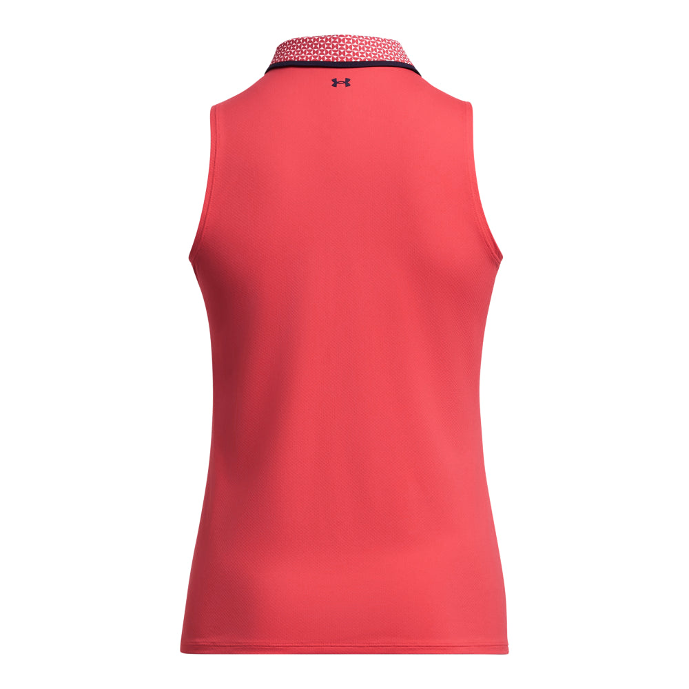Under Armour Iso-Chill SL Polo Damen L weiss/silber