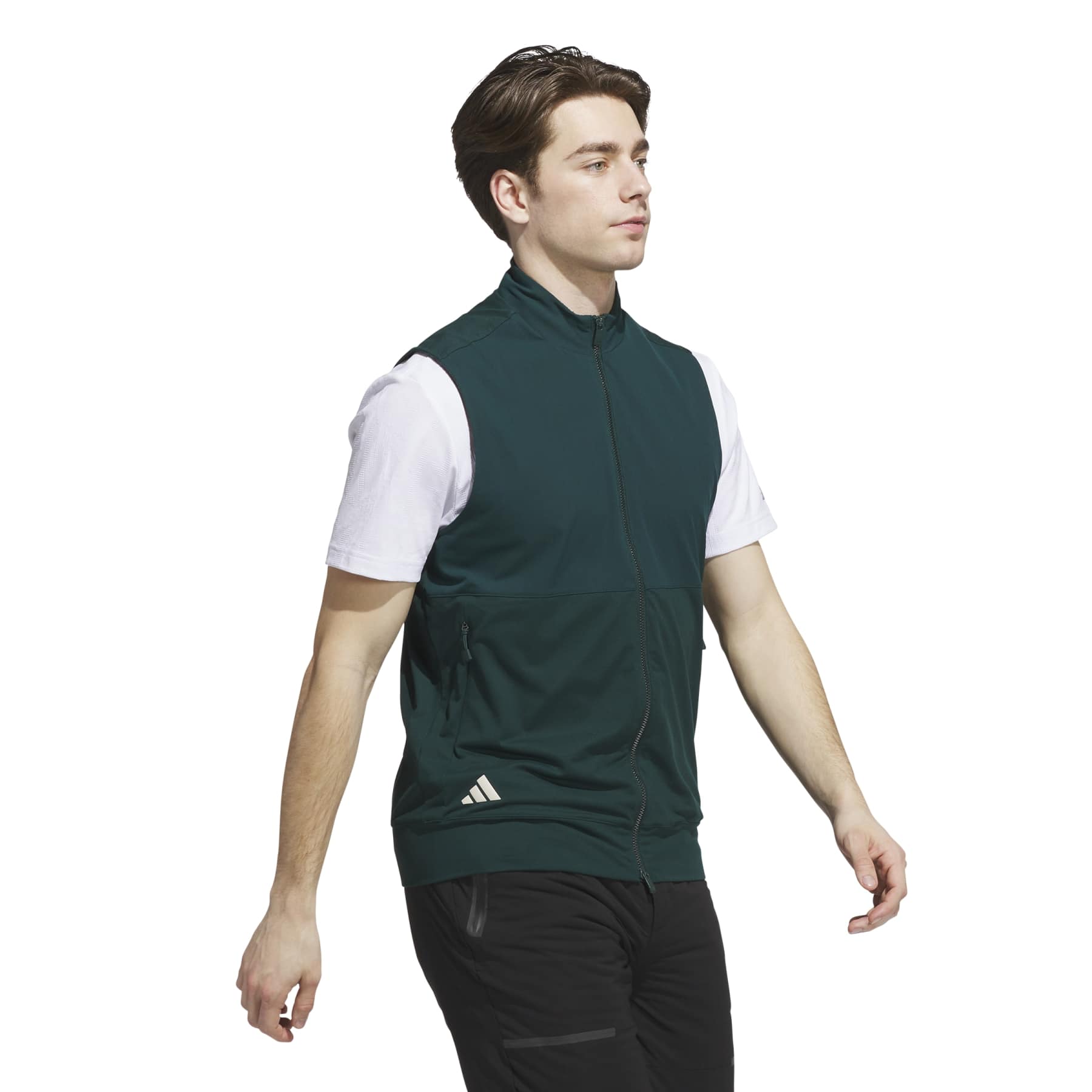 adidas Tour Weste Herren S dunkelgrün/weiß S dunkelgrün/weiß S dunkelgrün/weiß