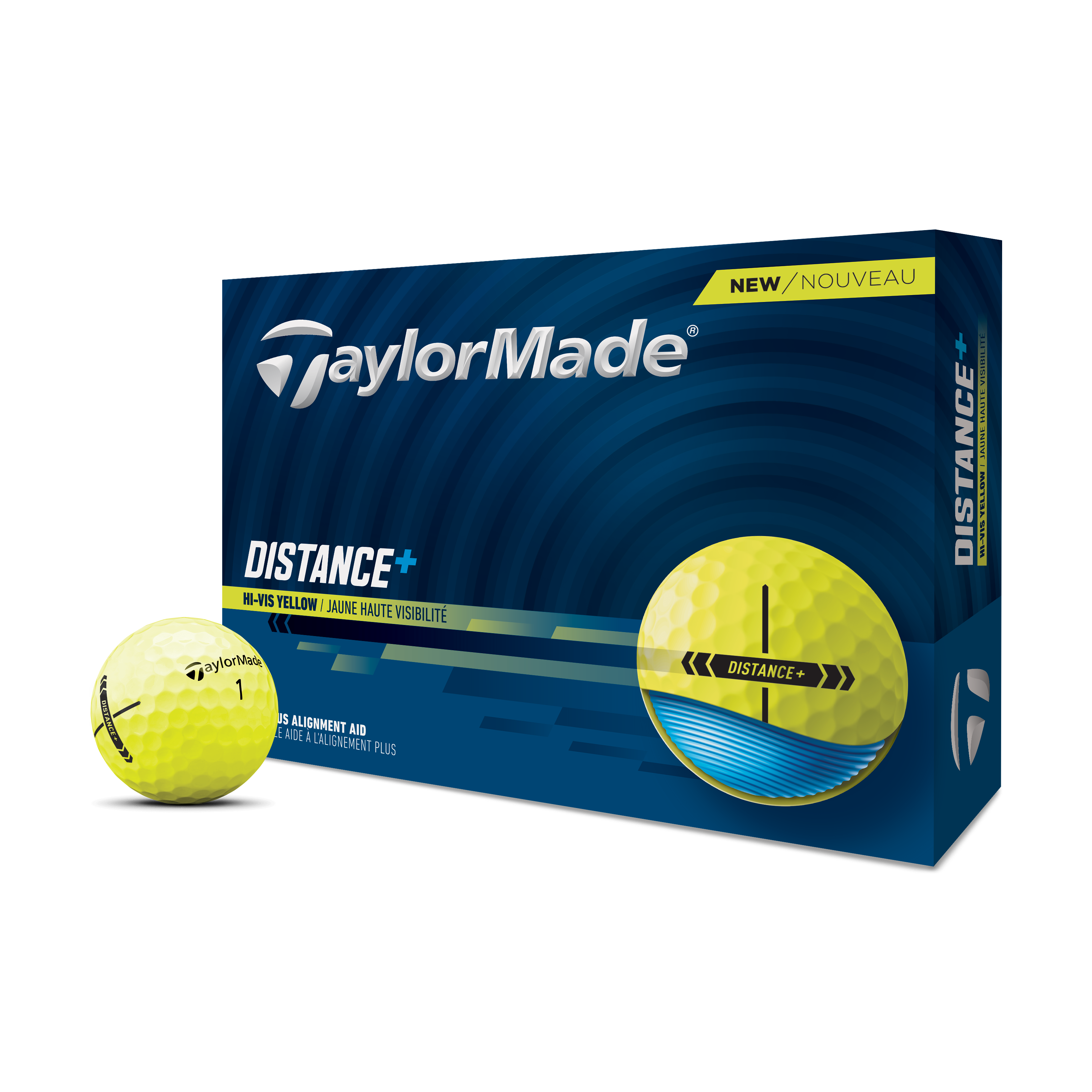 TaylorMade Distance+ MULTI Golf Balls 12-Pack