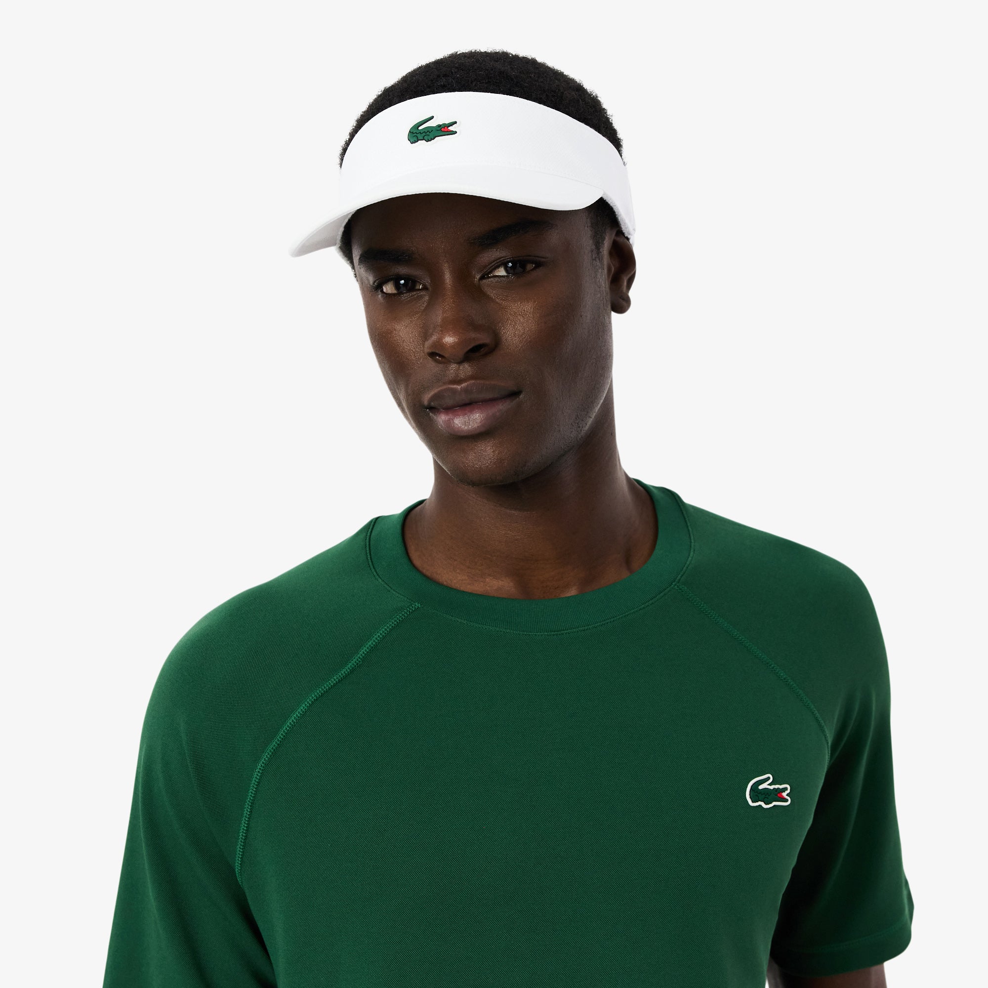Lacoste Women's Diamond Taffeta Visor