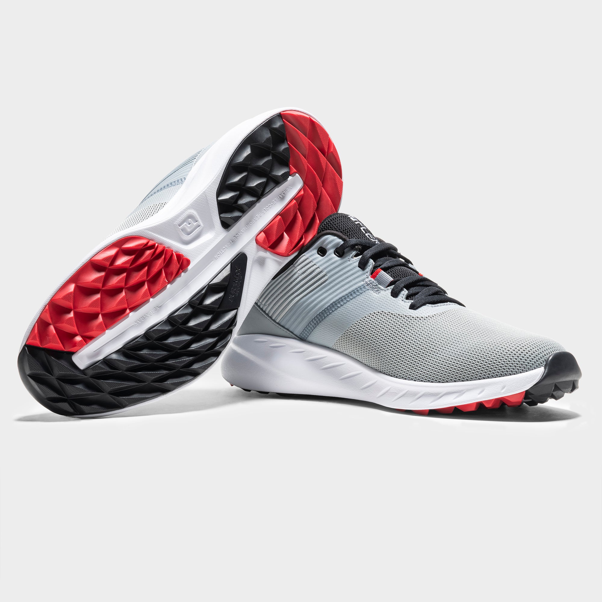 Footjoy FLEX Golfschuh Herren EU 39 Medium grau/navy/rot