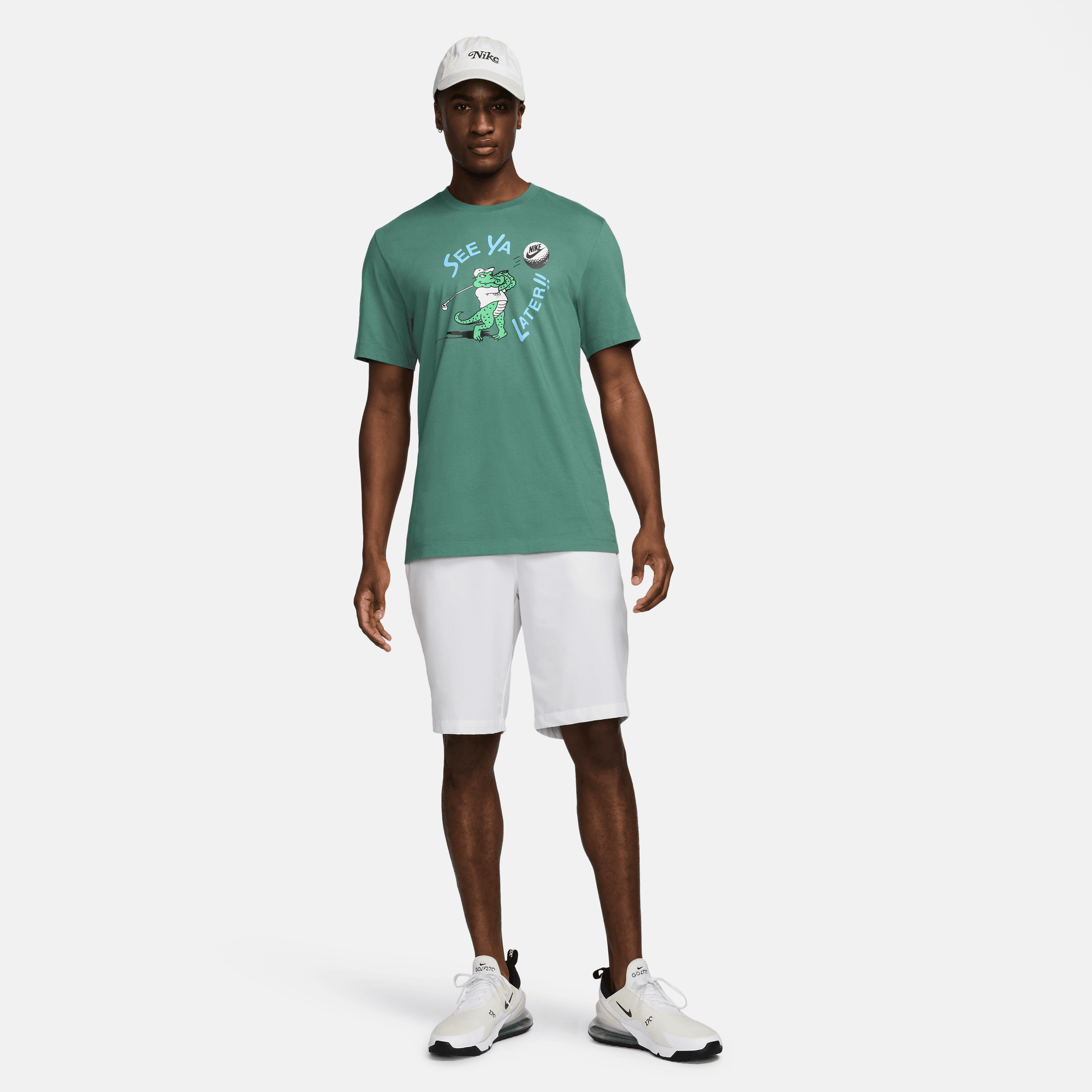 Nike Golf T-Shirt Herren XXL weiß