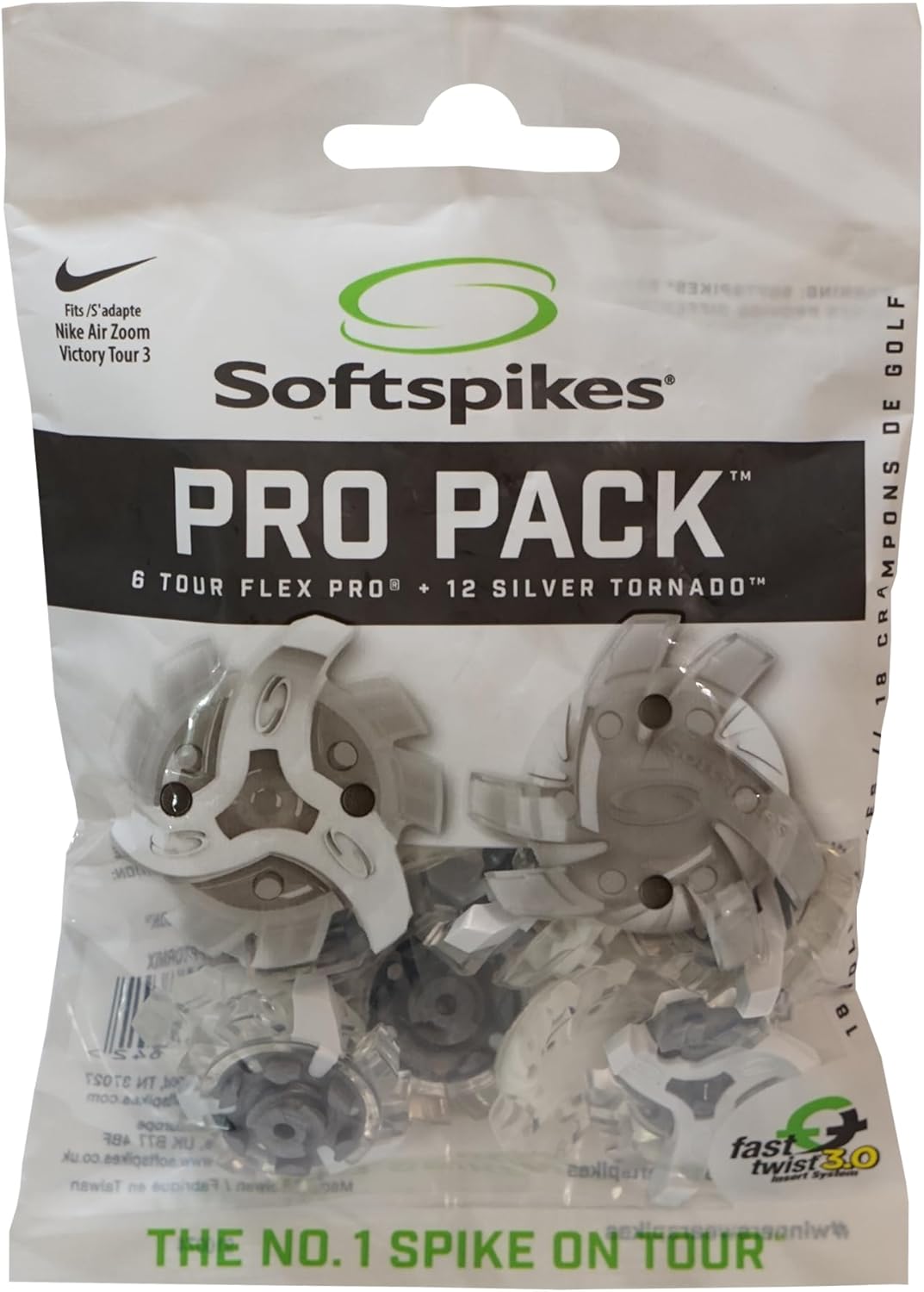 Softspikes TOUR Flex PRO Spikes grau/grün grau/grün