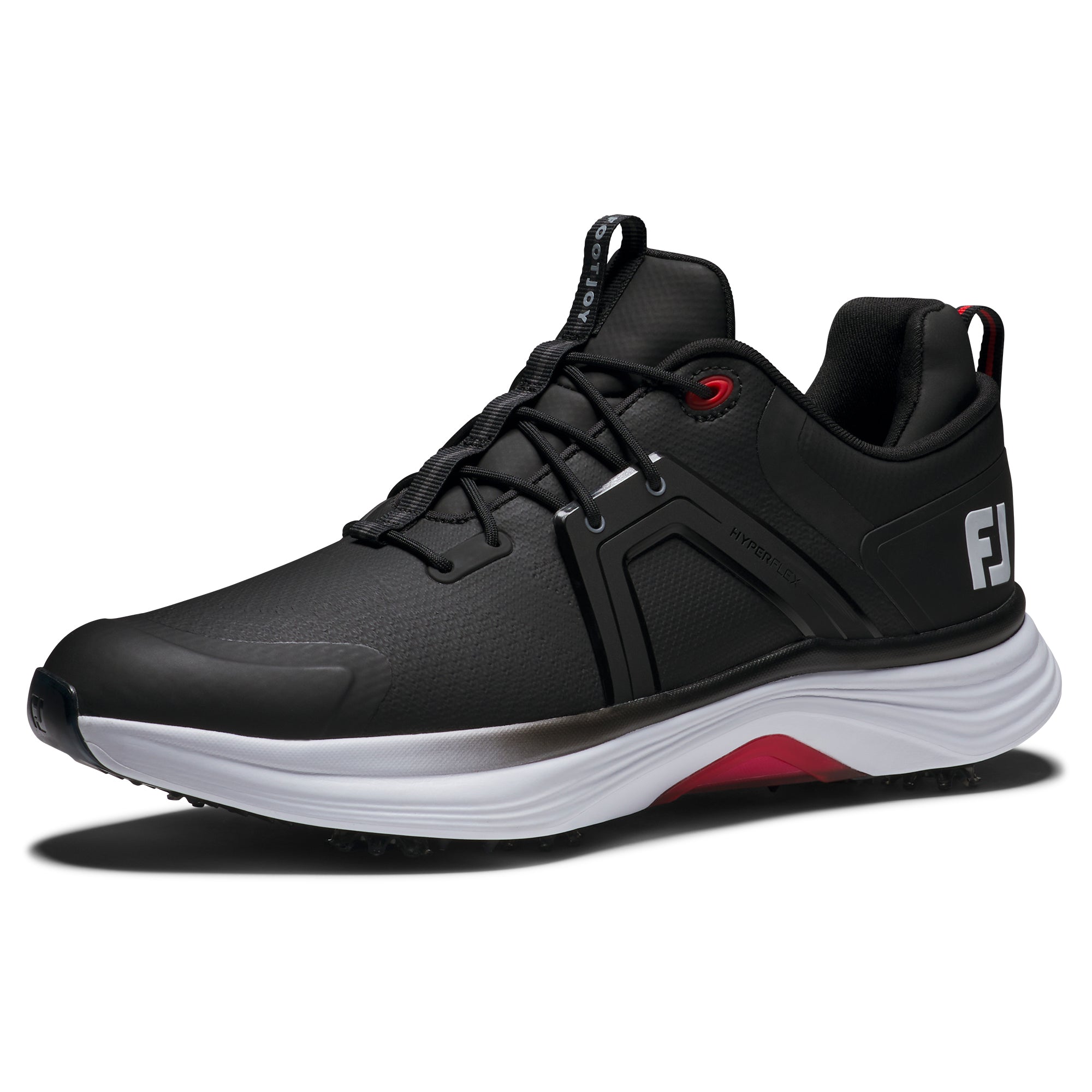 Footjoy HYPERFLEX Golfschuh Herren EU 39 Medium schwarz/weiss/rot