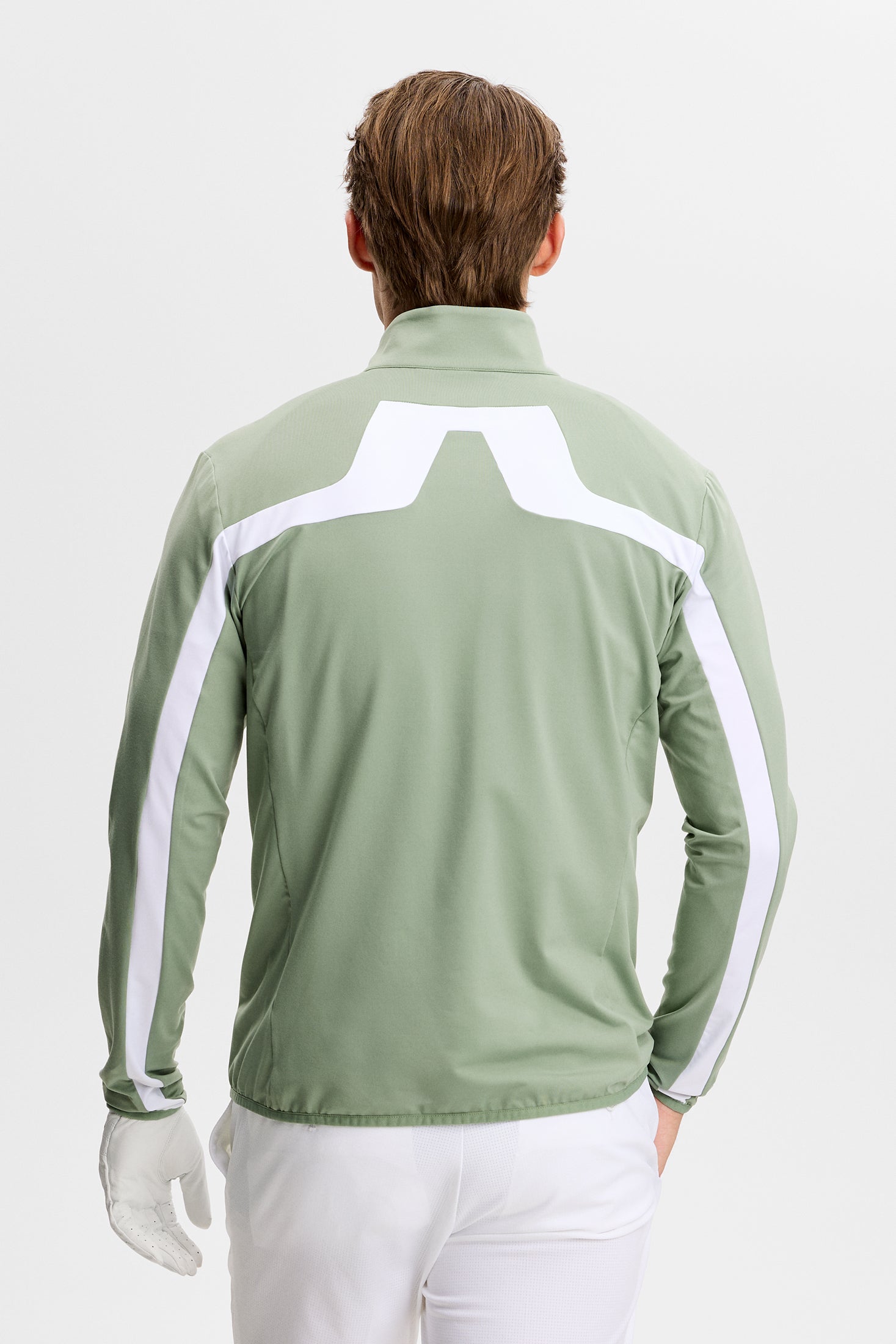 J.Lindeberg Jarvis Mid Layer Men's L Forest Green
