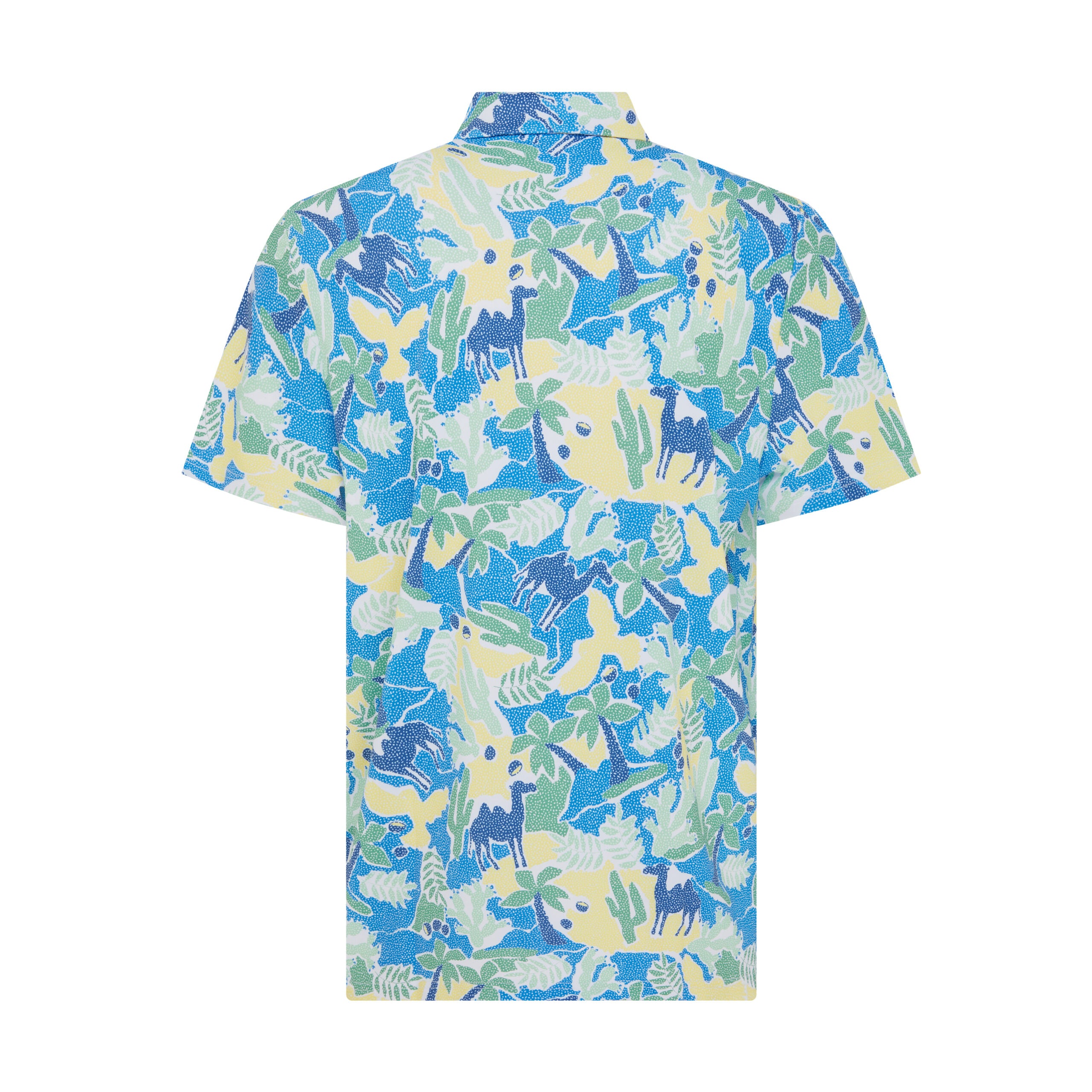 Original Penguin Ibiza Earl Print Polo Herren L weiß