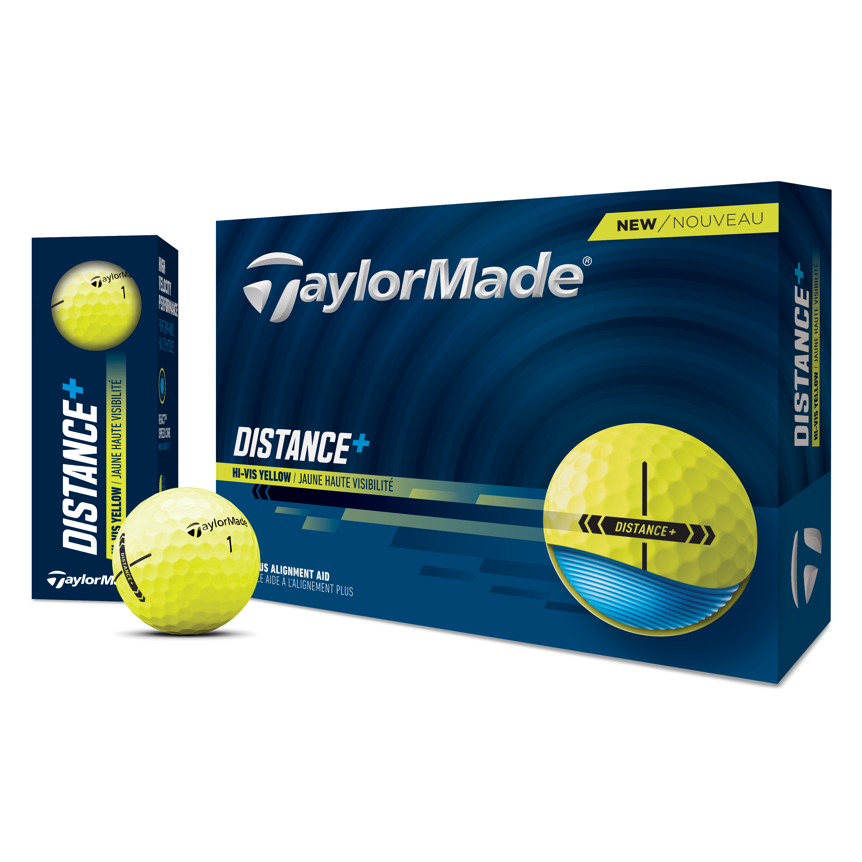 TaylorMade Distance+ MULTI Golf Balls 12-Pack