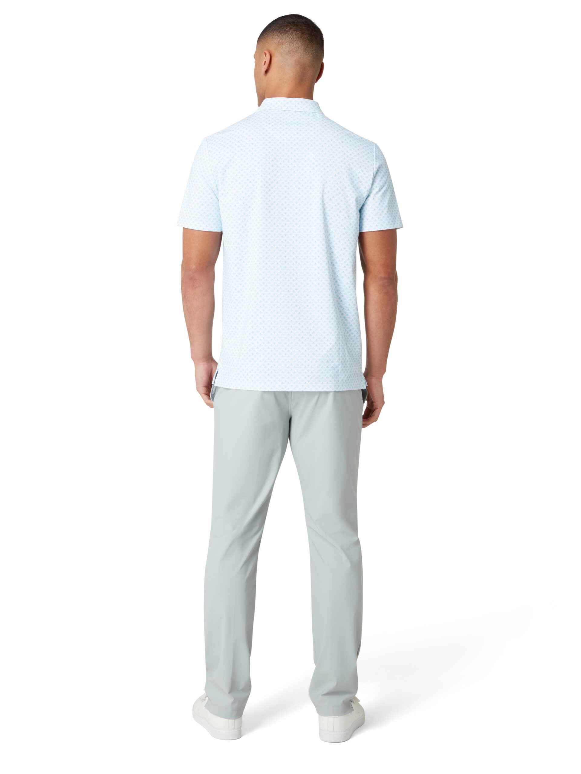Original Penguin Golf Retro GEO Print Polo Herren