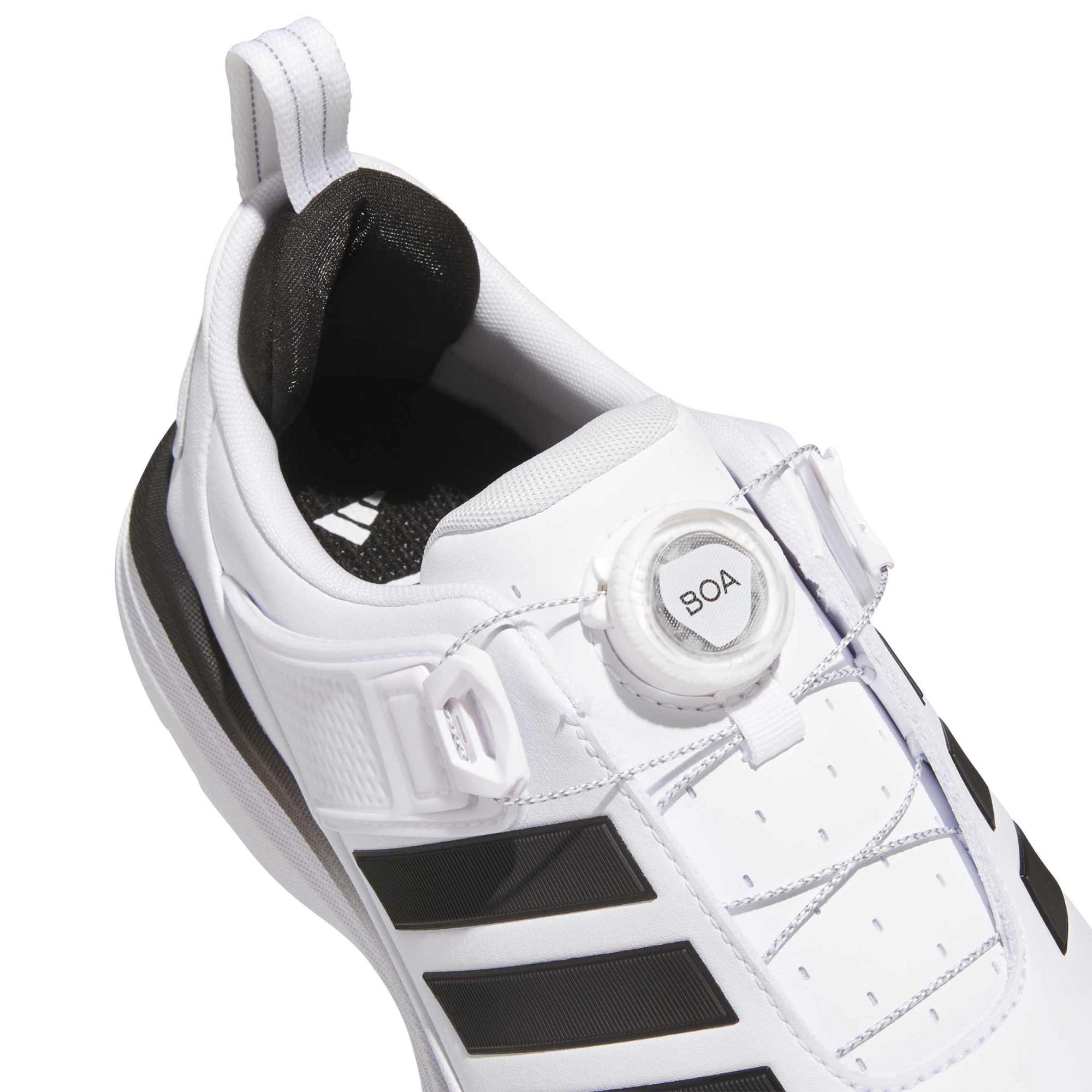 adidas ADIpower SL 26 BOA Golf Shoe Men's EU 44 2/3 white/black/silver EU 44 2/3 white/black/silver