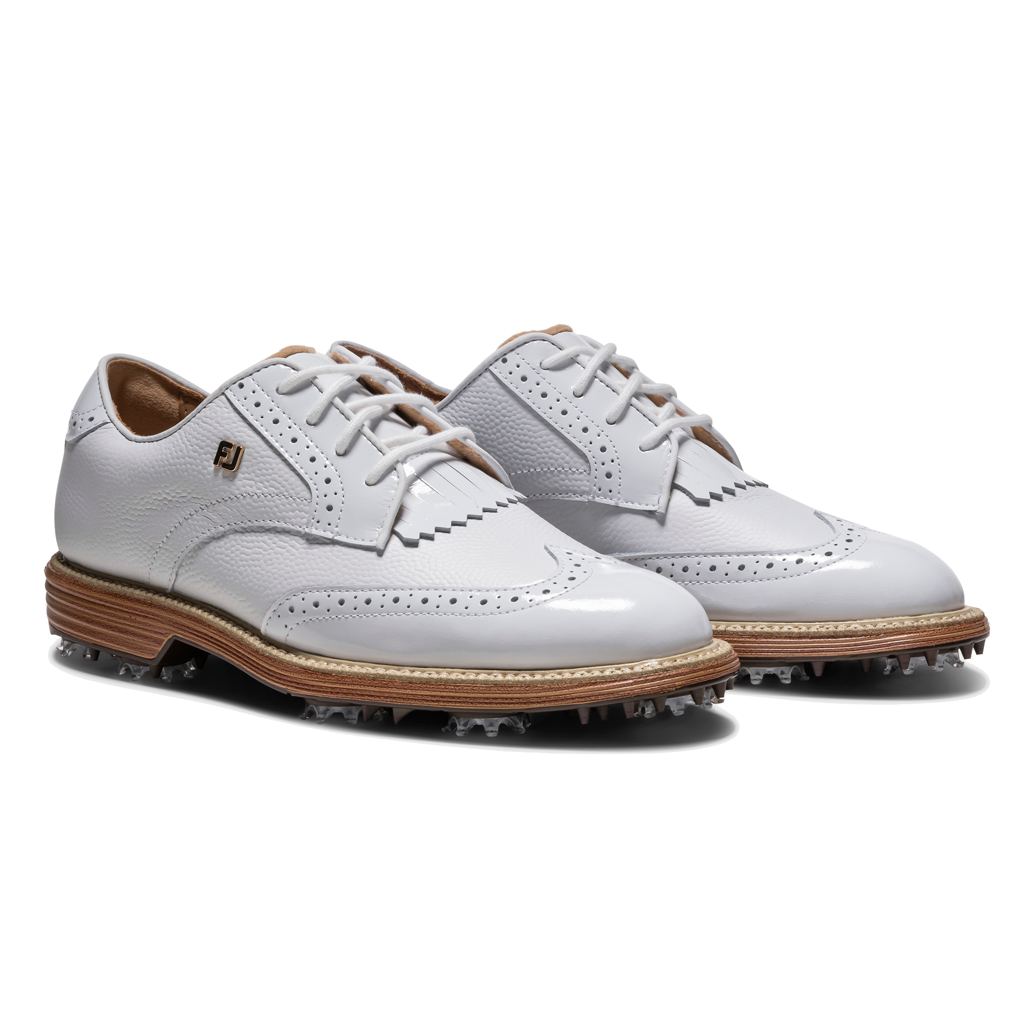 Footjoy PREMIERE SERIES MADISON Golf Shoe Women EU 36 1/2 Medium White/Brown