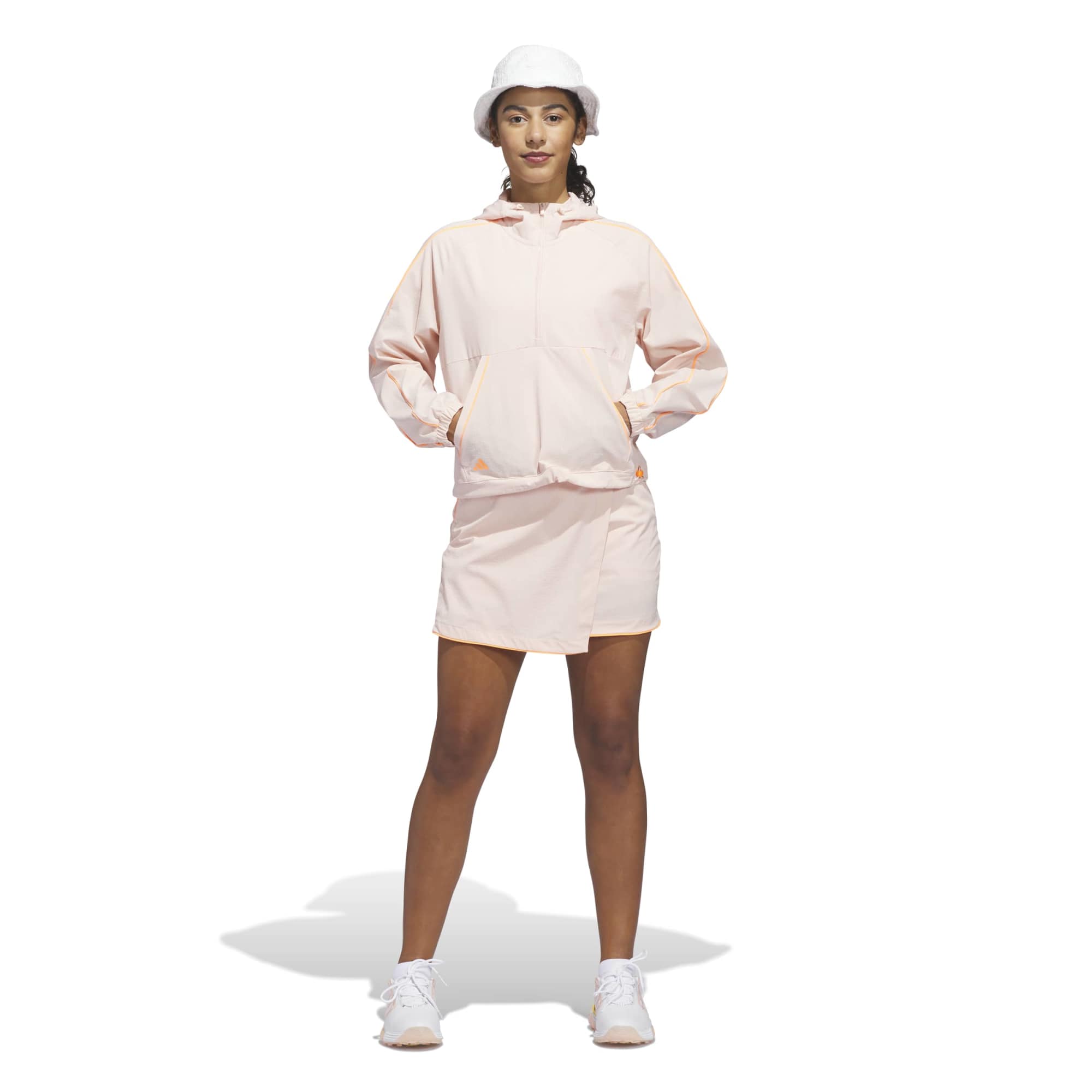 adidas ULT365 Seersucker 1/4-Zip Layer Women's XXL Pink