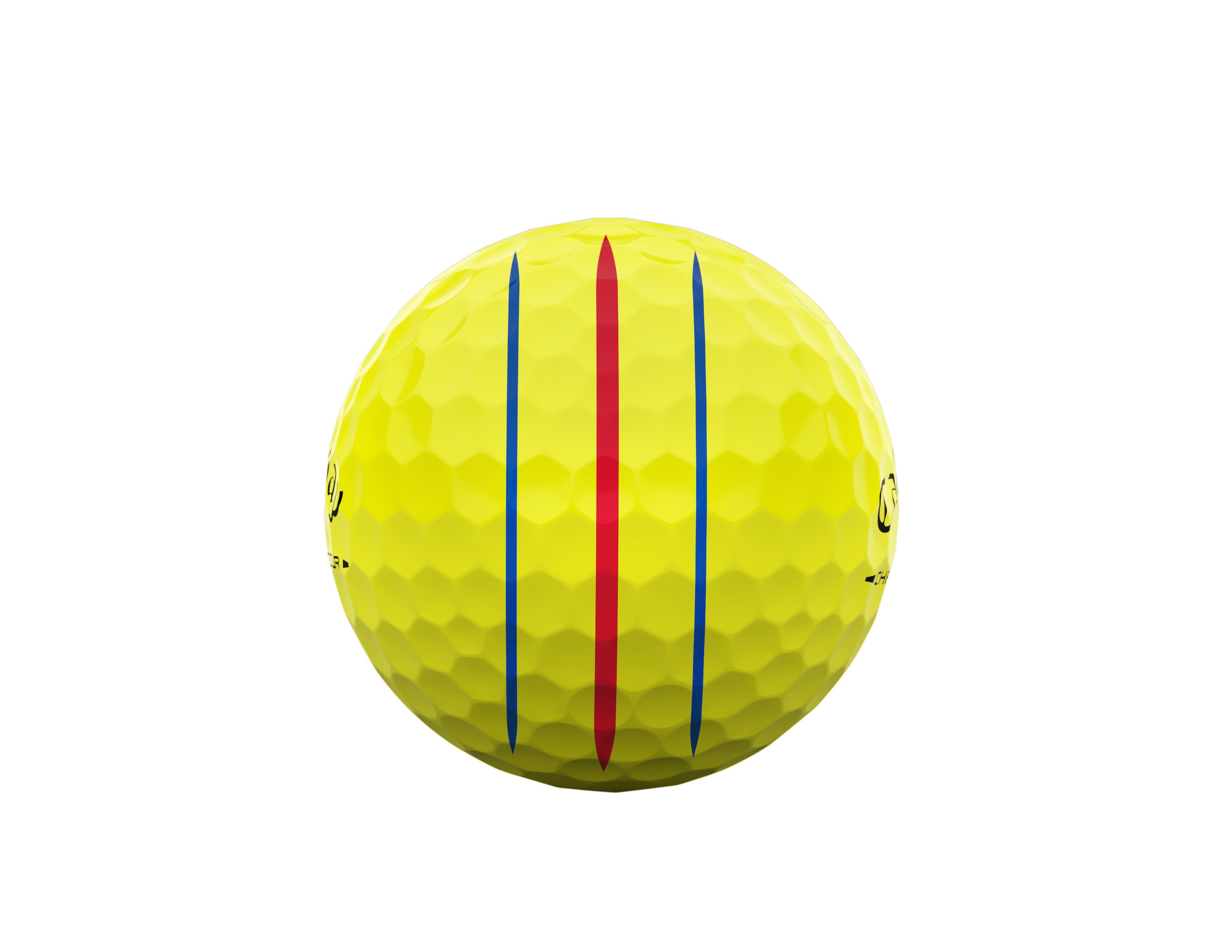 Callaway CHROME TOUR26 TRIPLETRACK Golfbälle 12Stk. gelb gelb