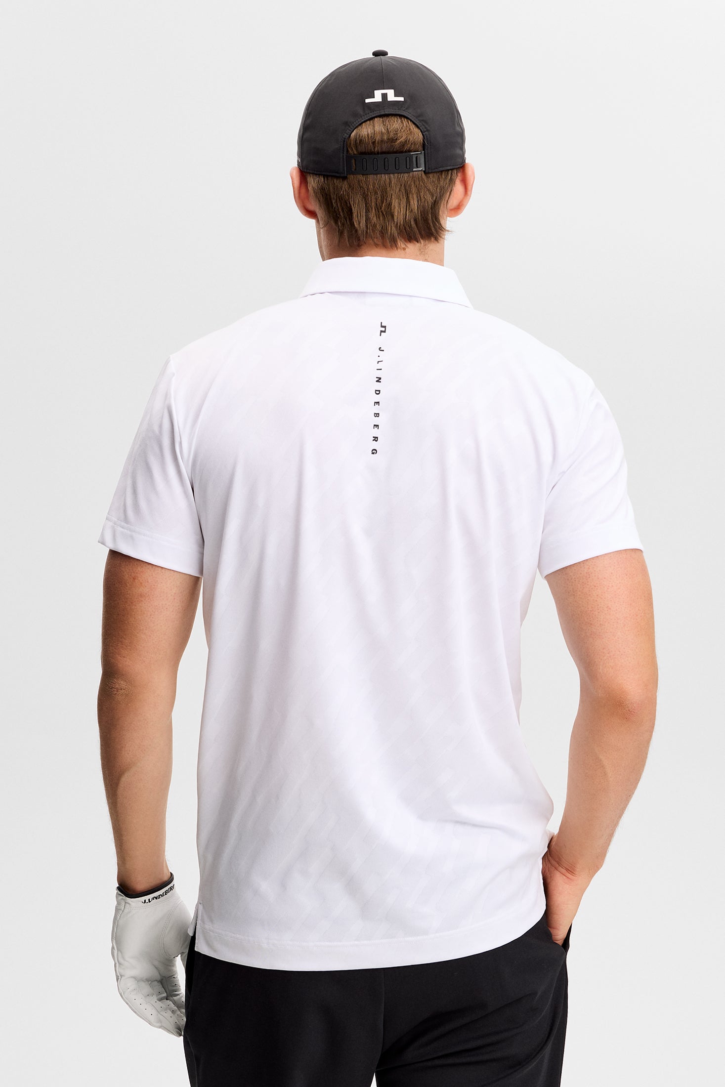 J.Lindeberg Wilhelm Polo Men L white L white