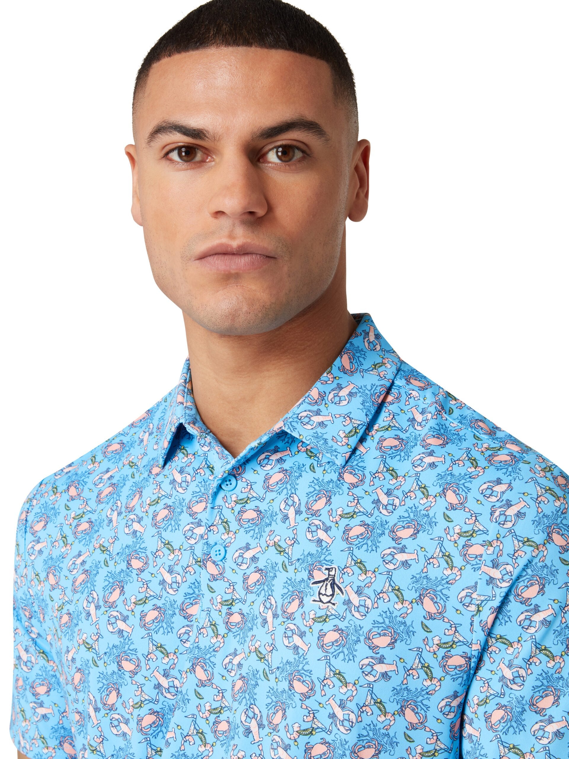 Original Penguin Pete N’ The Ocean Caddy Polo Herren L weiß
