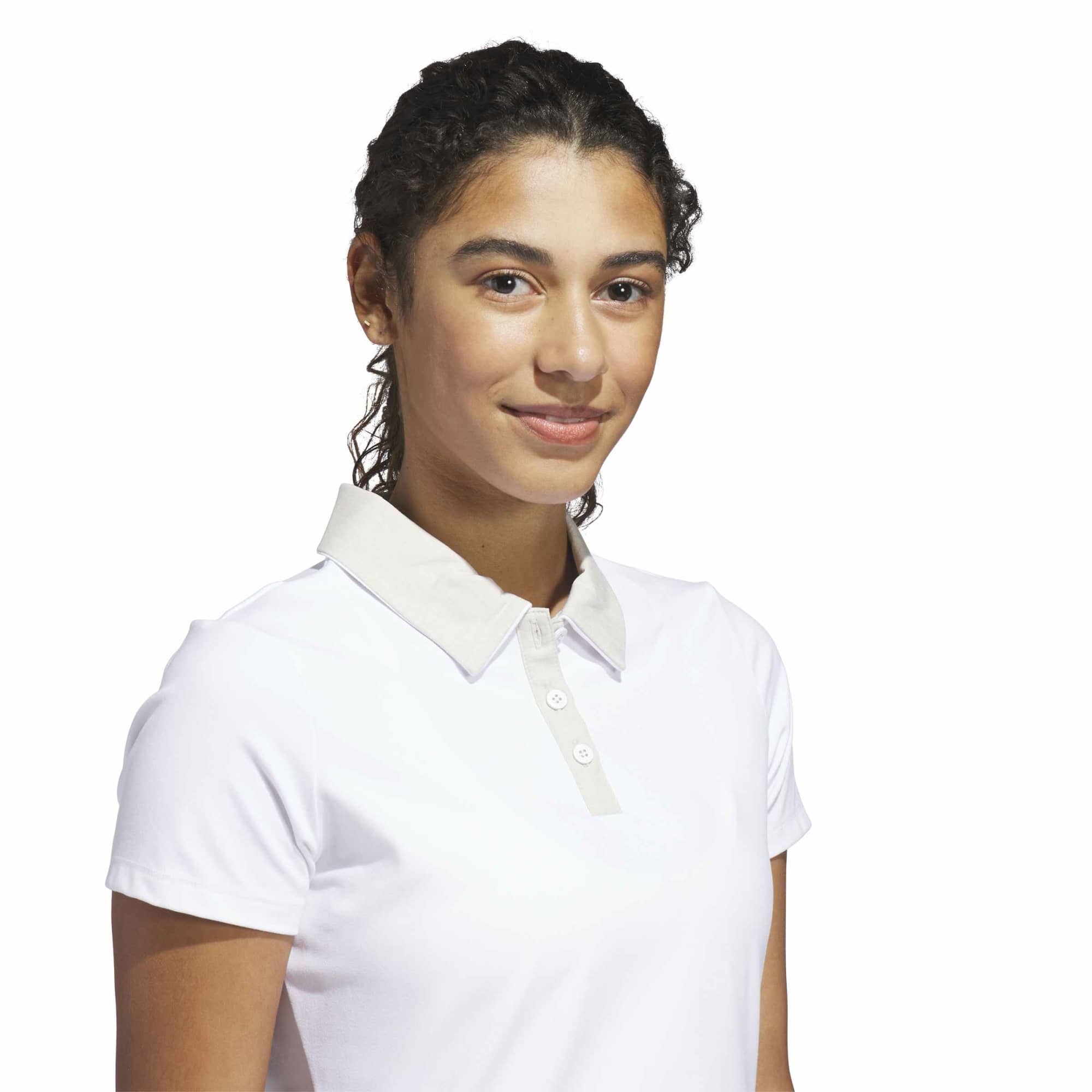 adidas ULT365+ Grid CLIMACool Polo Shirt Women's XXL Light Grey