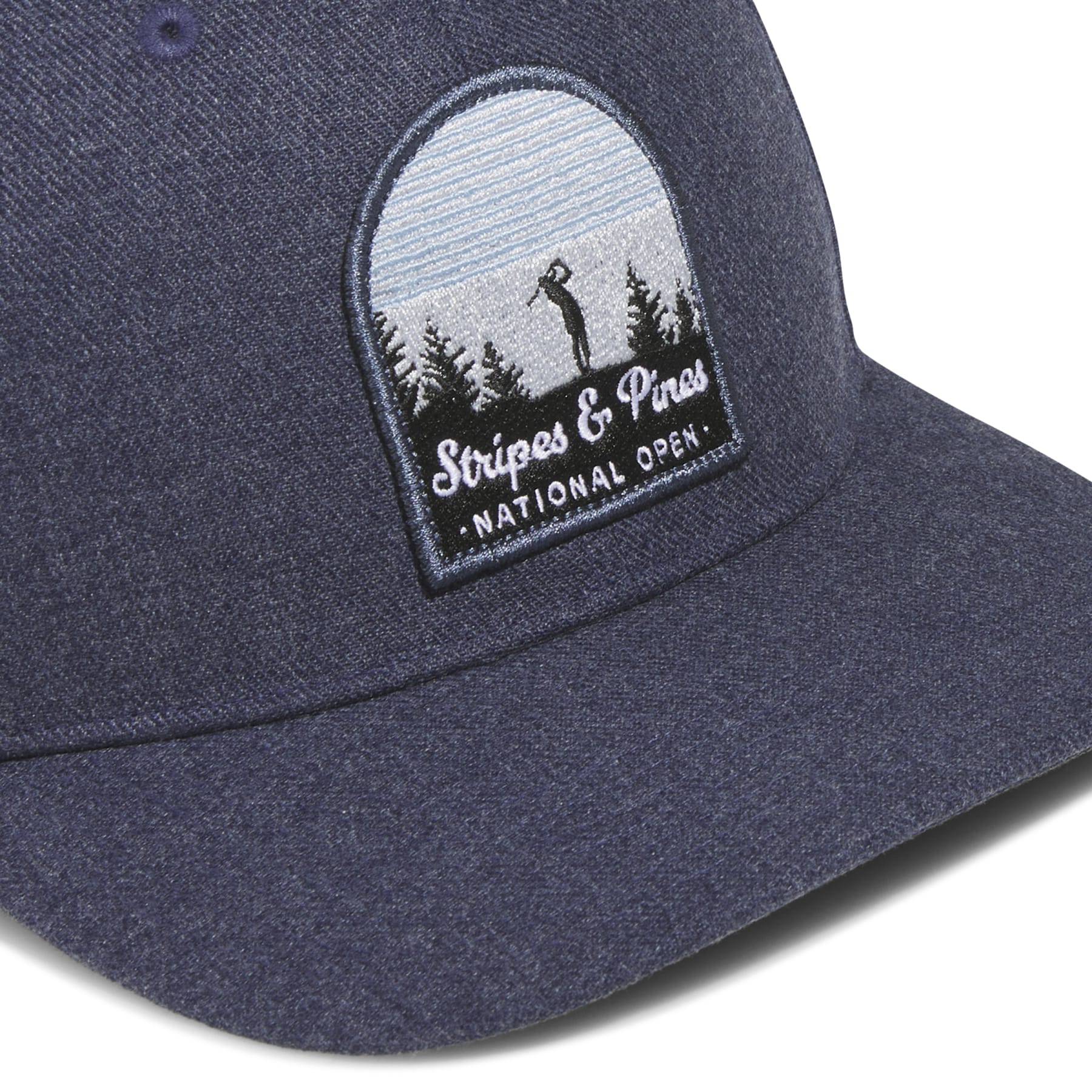 adidas Stripes and Pines High-Crown Cap Herren hellgrau/meliert