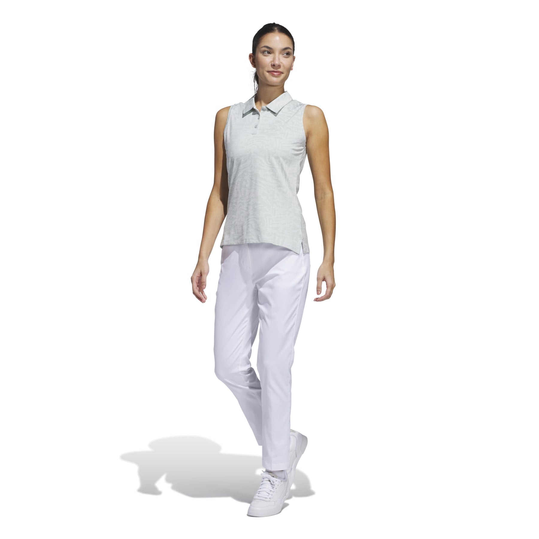 adidas Ultimate365 Jacquard Polo Damen XS silber XS silber