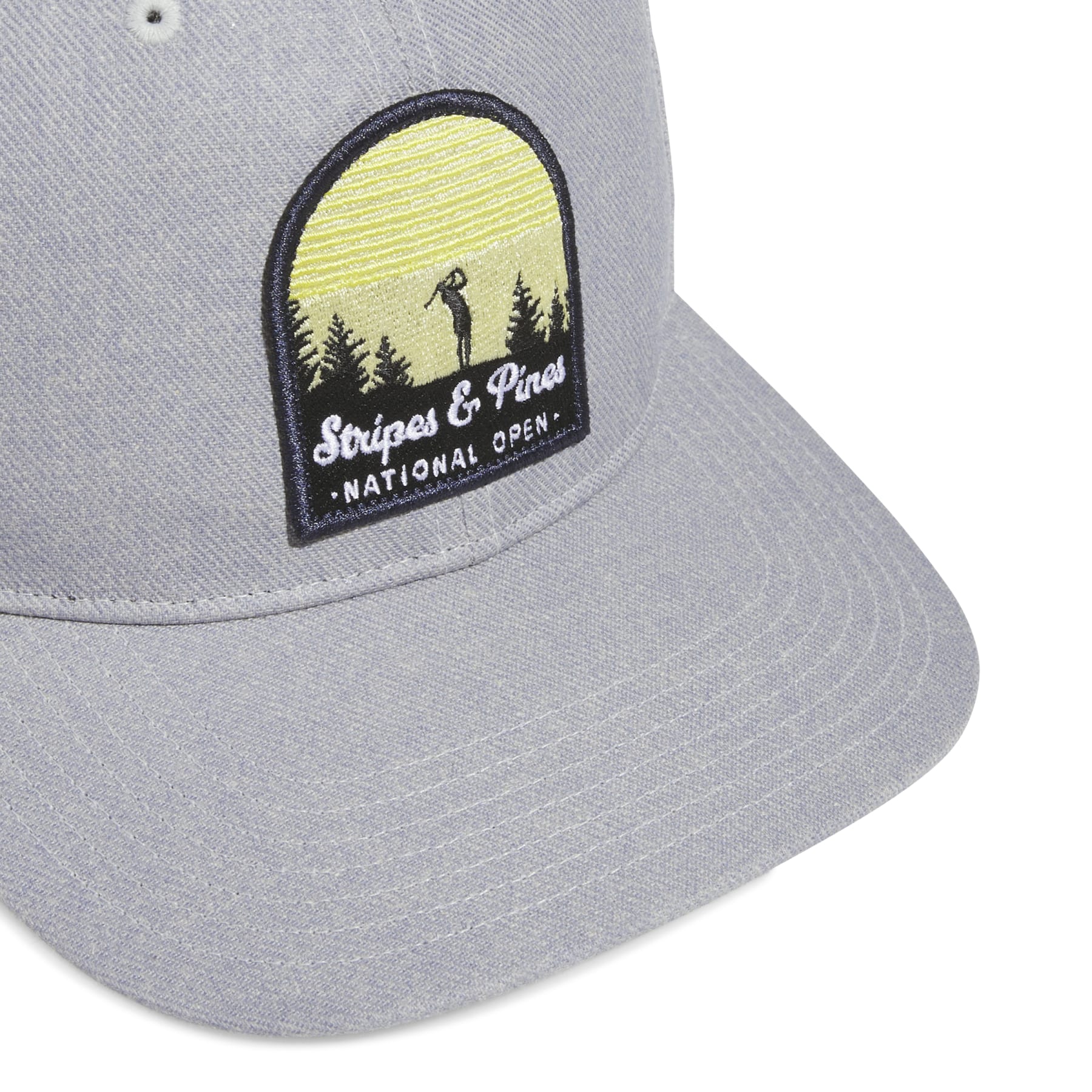 adidas Stripes and Pines High-Crown Cap Herren hellgrau/meliert