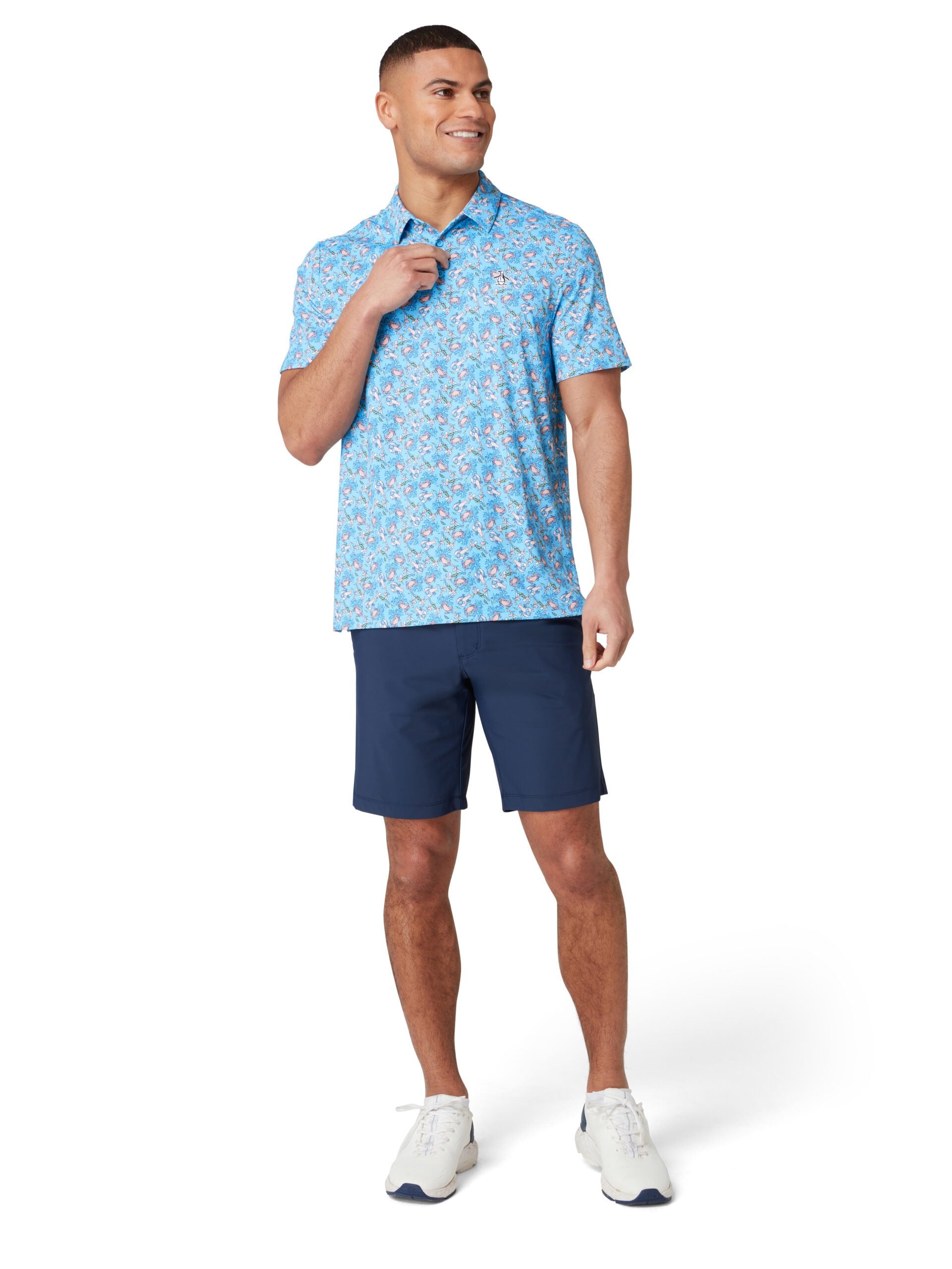 Original Penguin Pete N’ The Ocean Caddy Polo Herren L weiß
