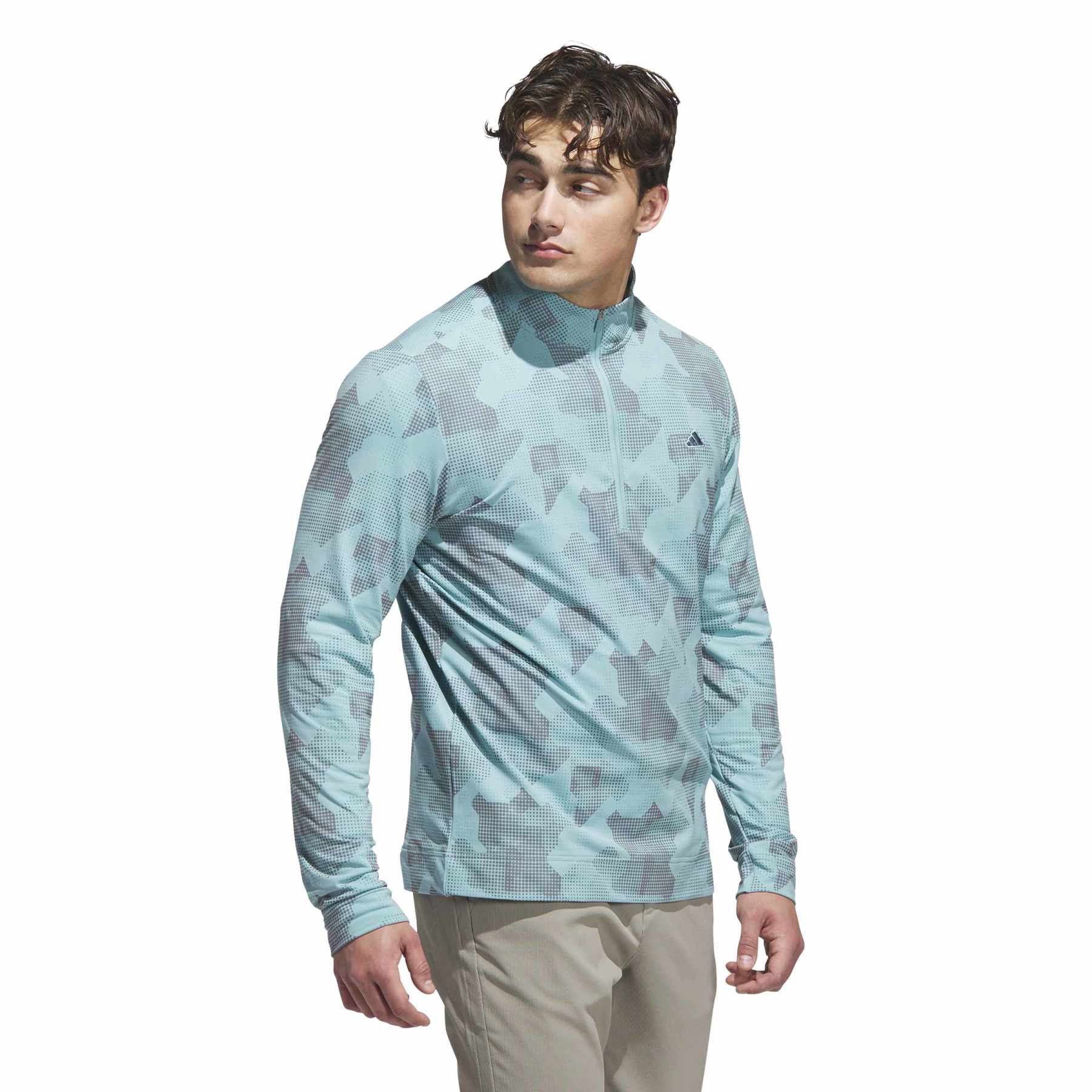 adidas Go-To Print 1/4-Zip Sweatshirt Herren