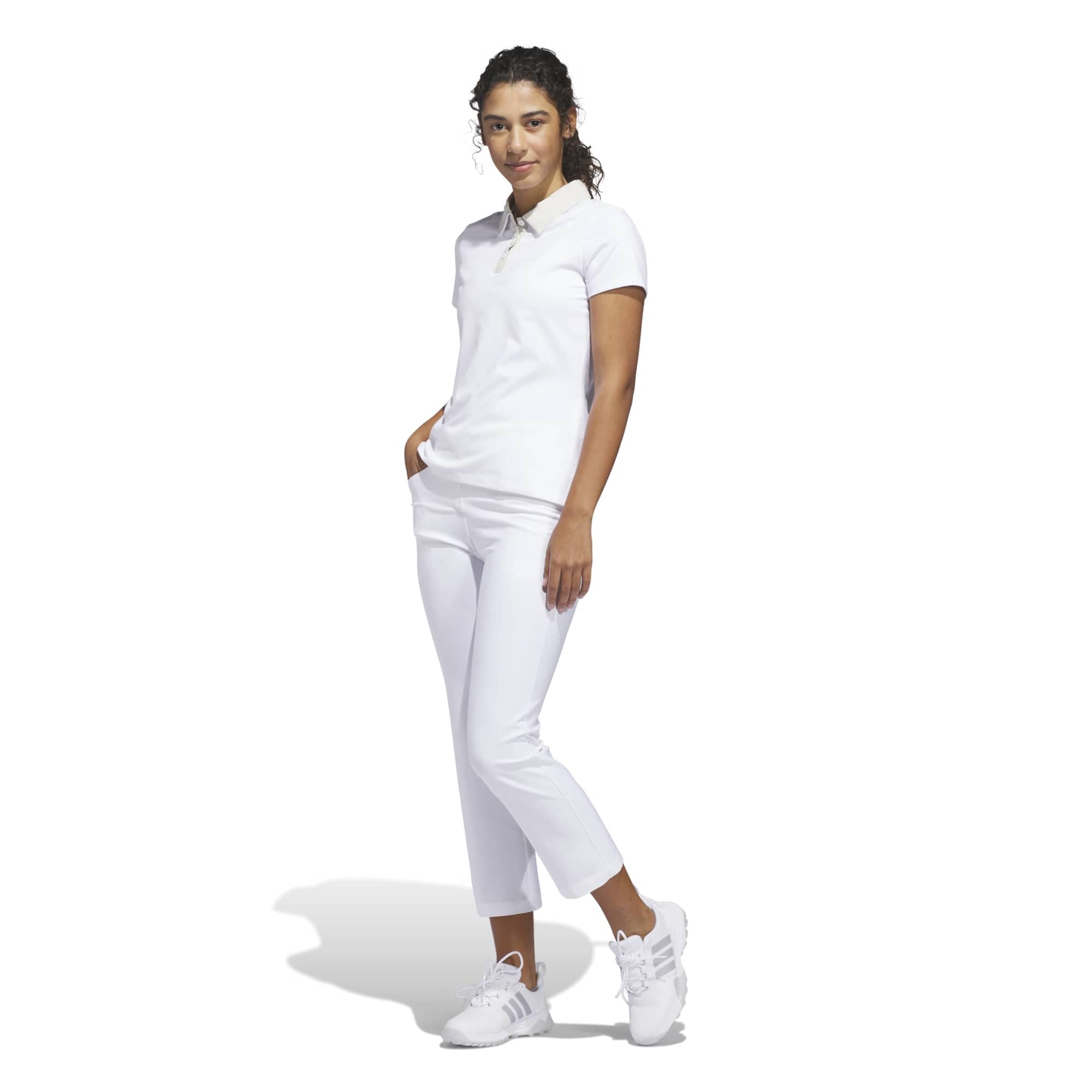 adidas ULT365+ Grid CLIMACool Polo Shirt Women's XXL Light Grey