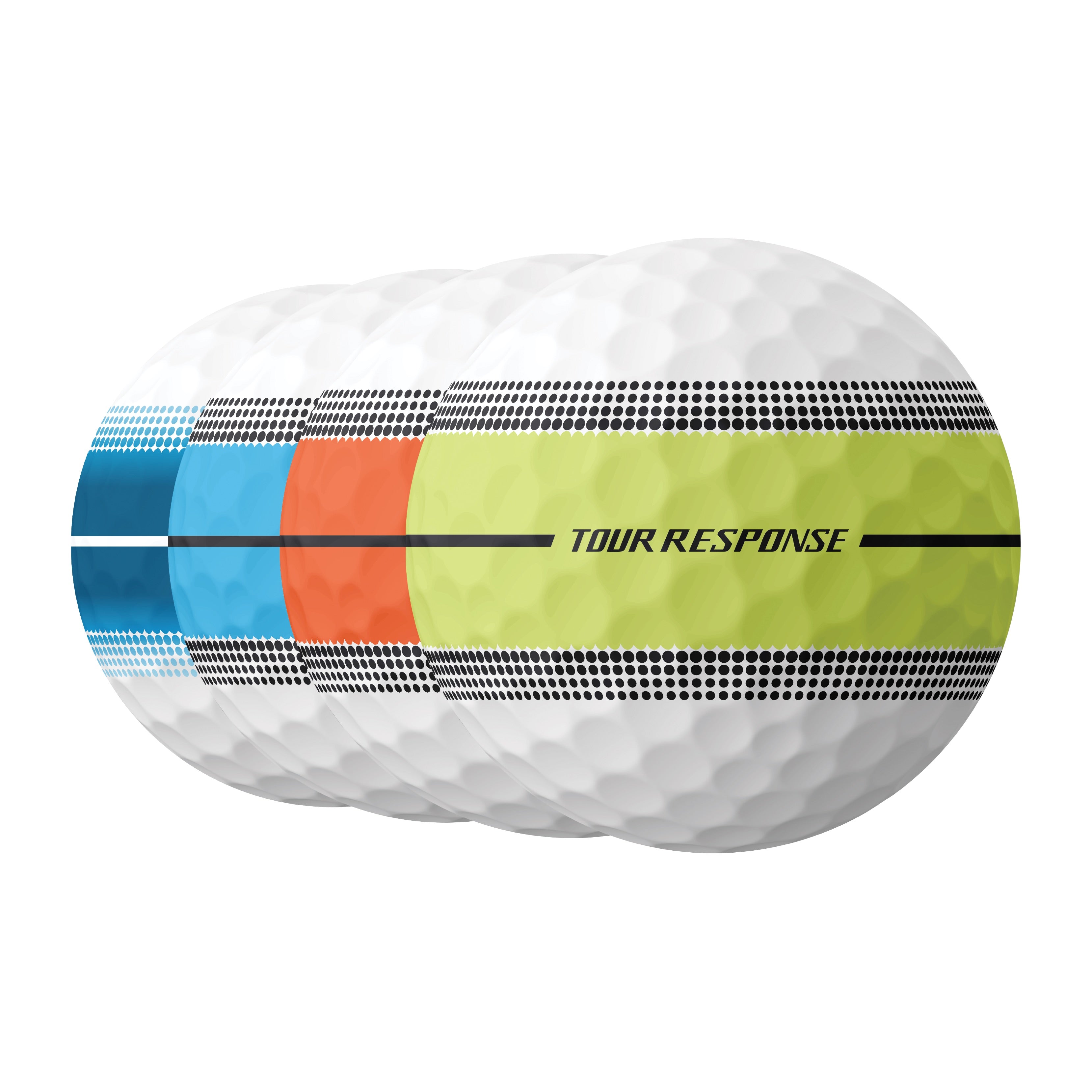 TaylorMade TourResponse Stripe 2025 Golf Balls 12-Pack