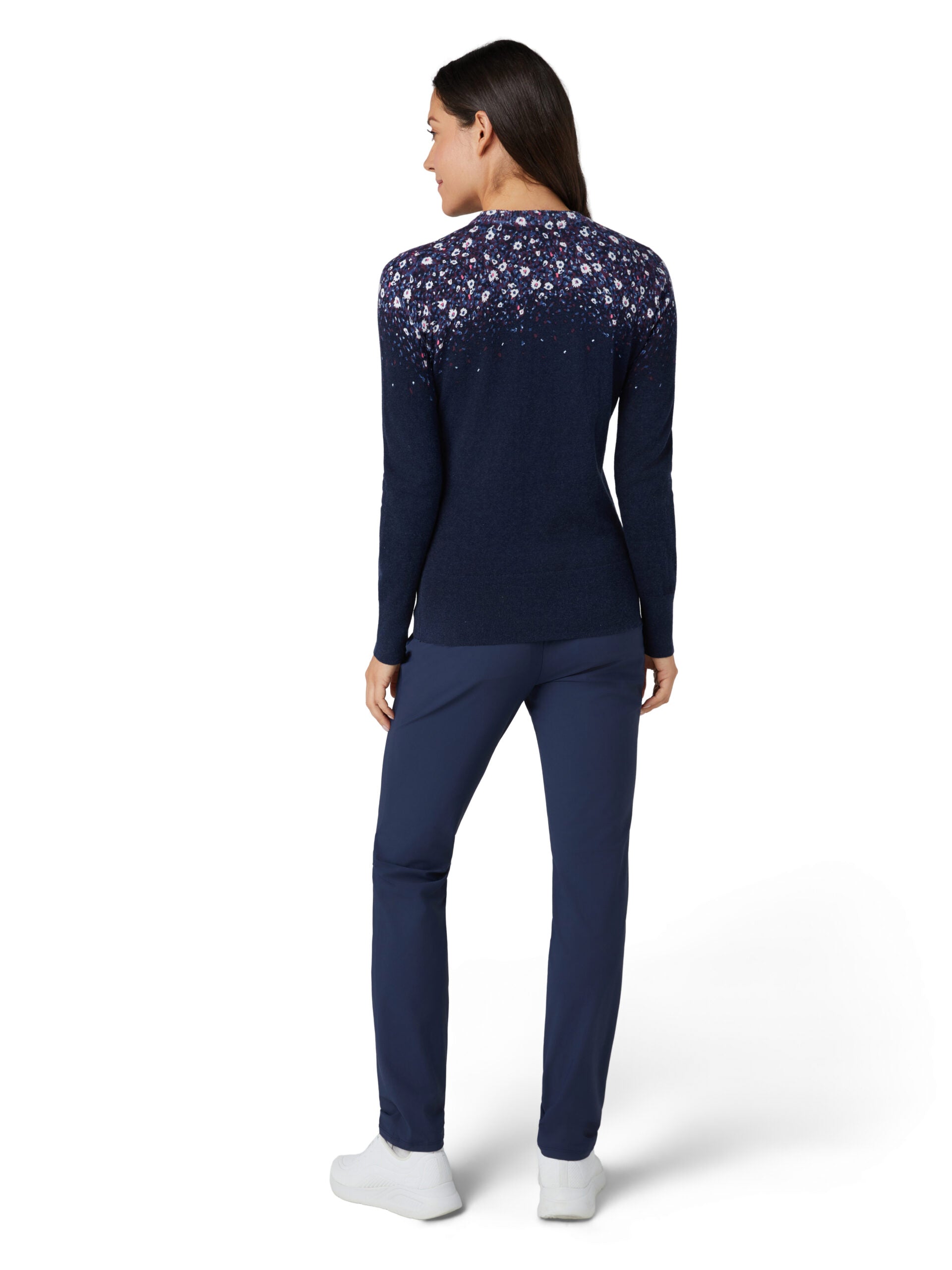 Original Penguin Floral Printed Golf Sweater Damen