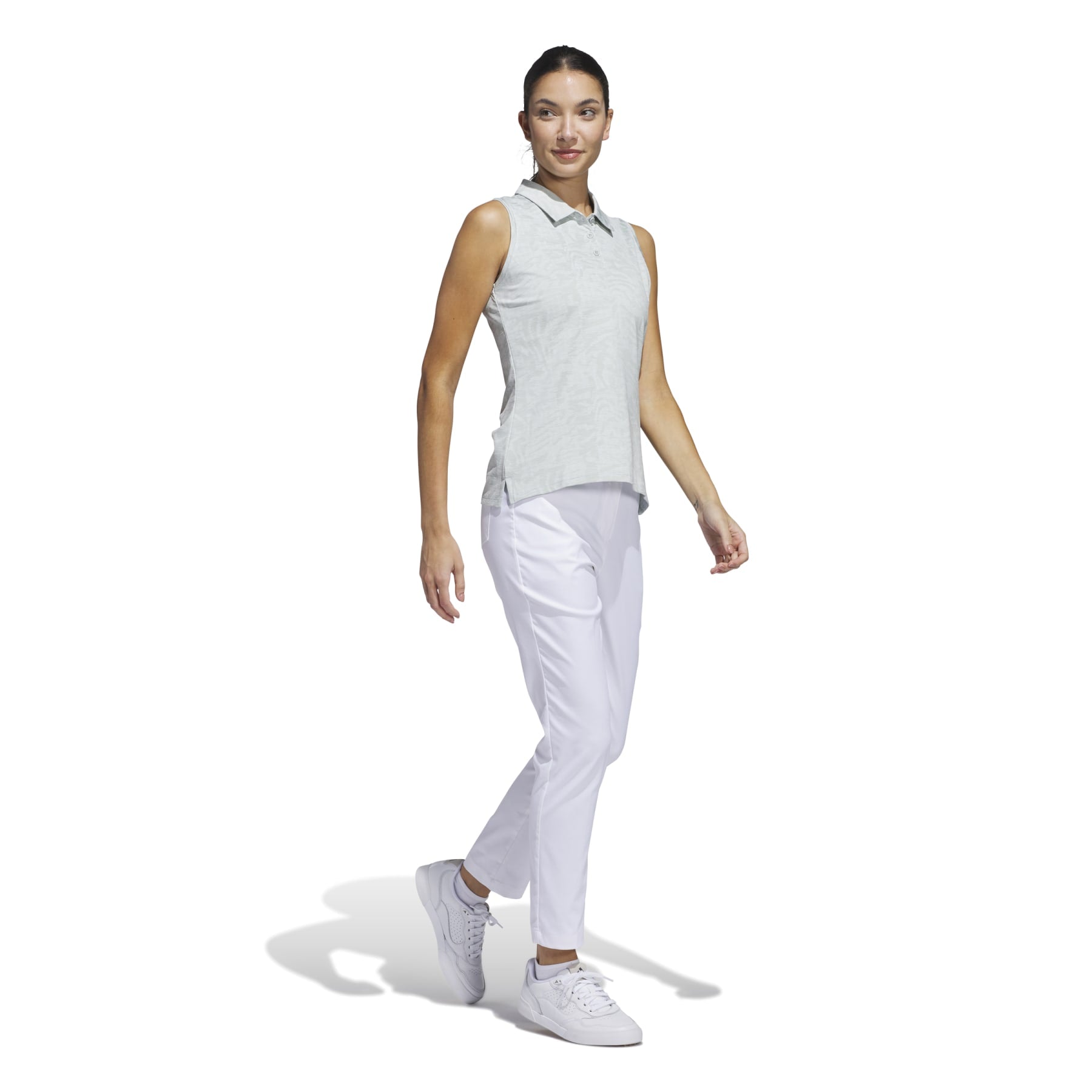 adidas Ultimate365 Jacquard Polo Damen XS silber XS silber
