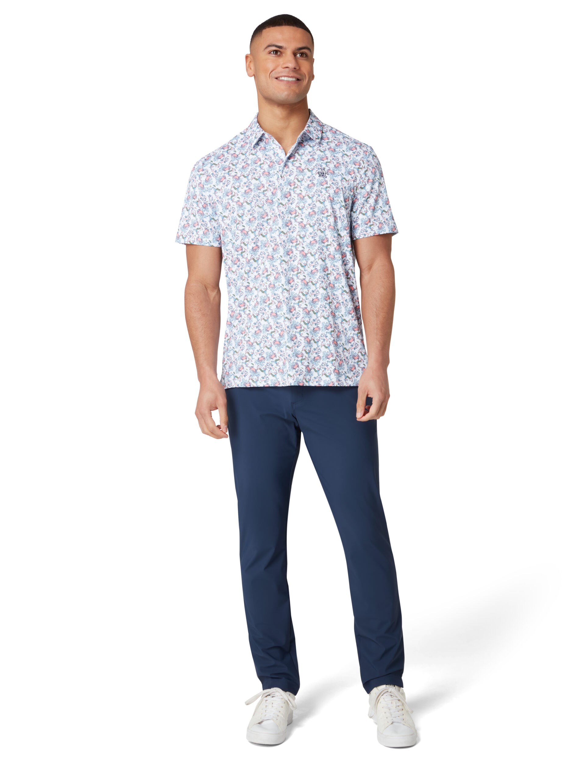 Original Penguin Pete N’ The Ocean Caddy Polo Herren L weiß