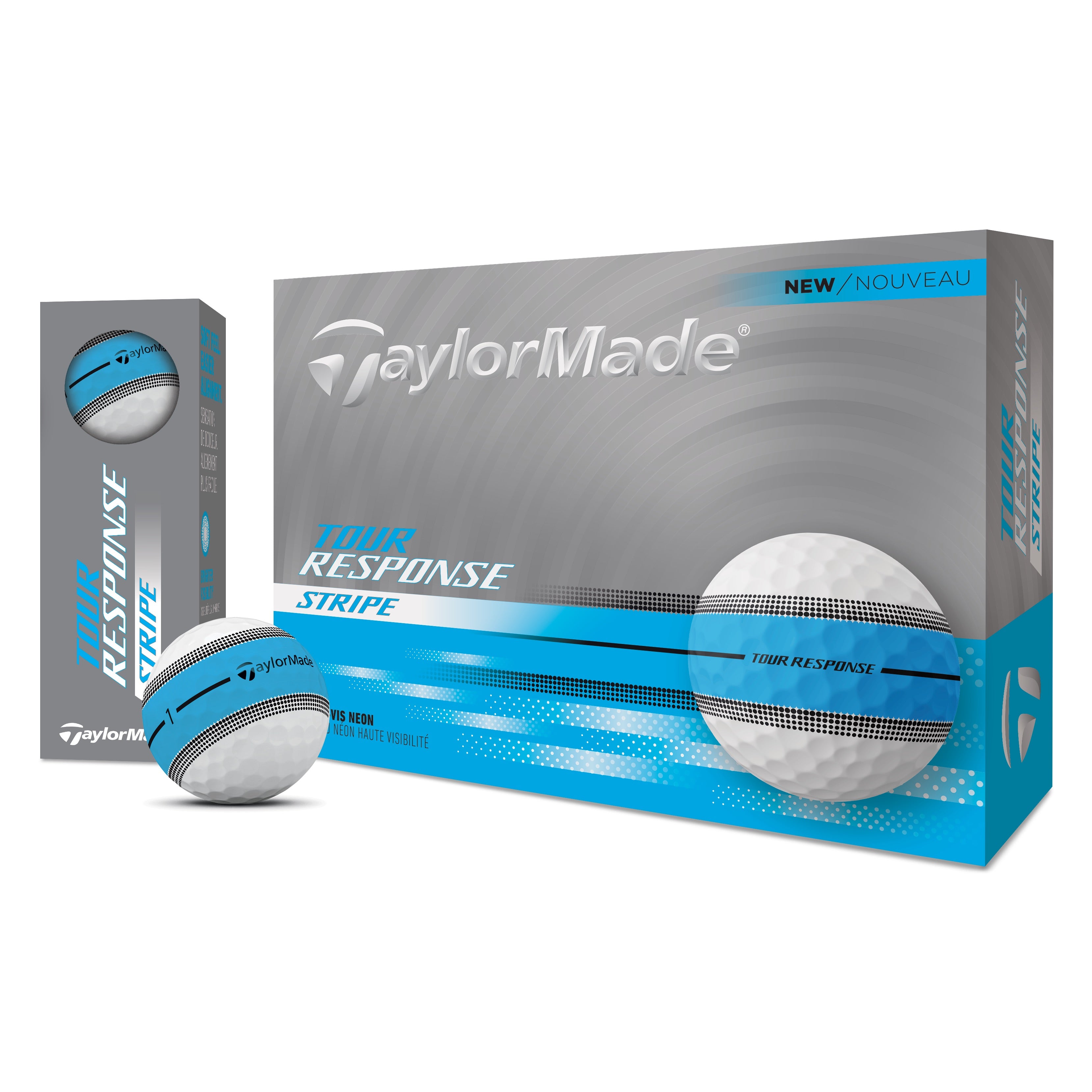 TaylorMade TourResponse Stripe 2025 Golf Balls 12-Pack