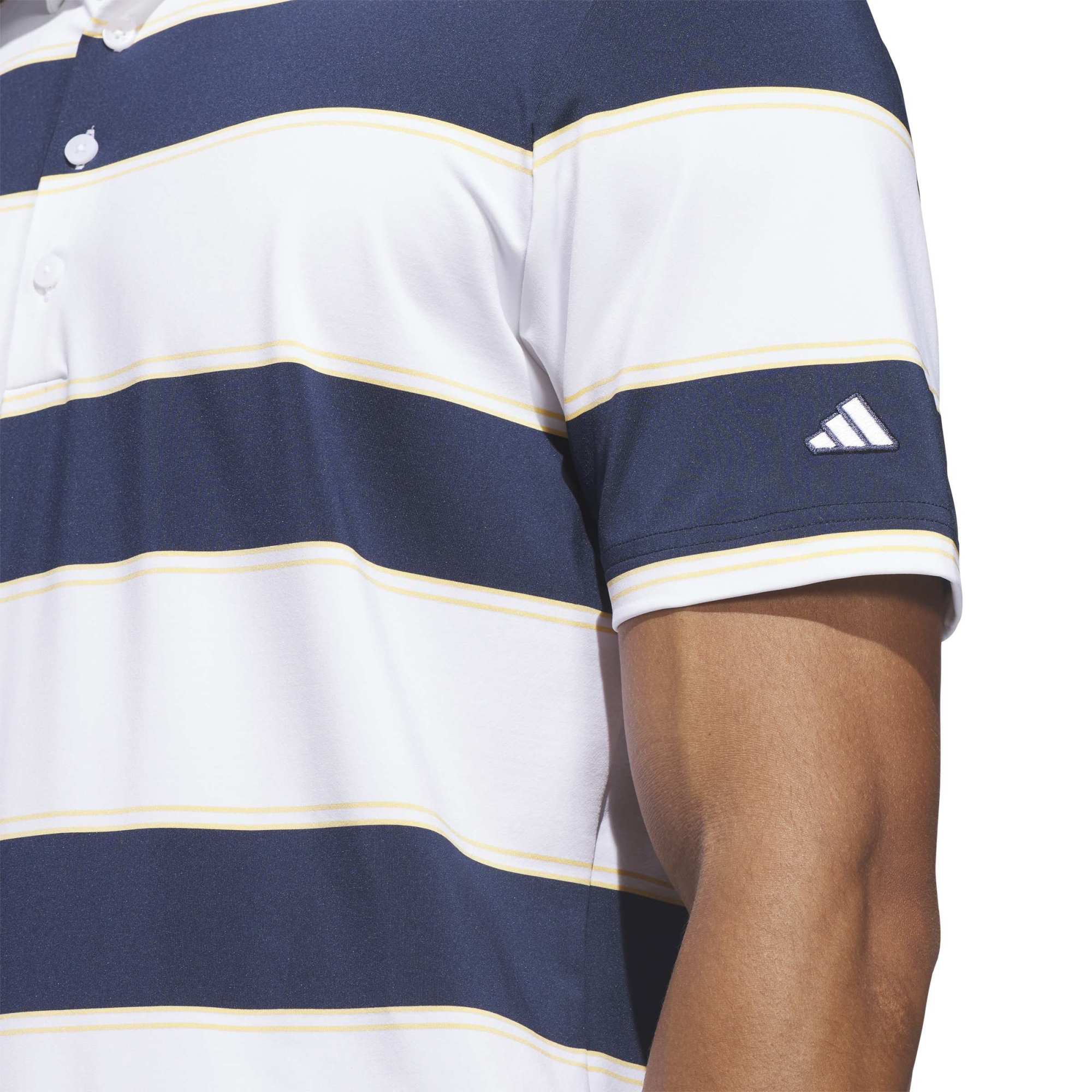 adidas ULT365+ JumboStripe Climacool Polo Men's XXL White/Navy