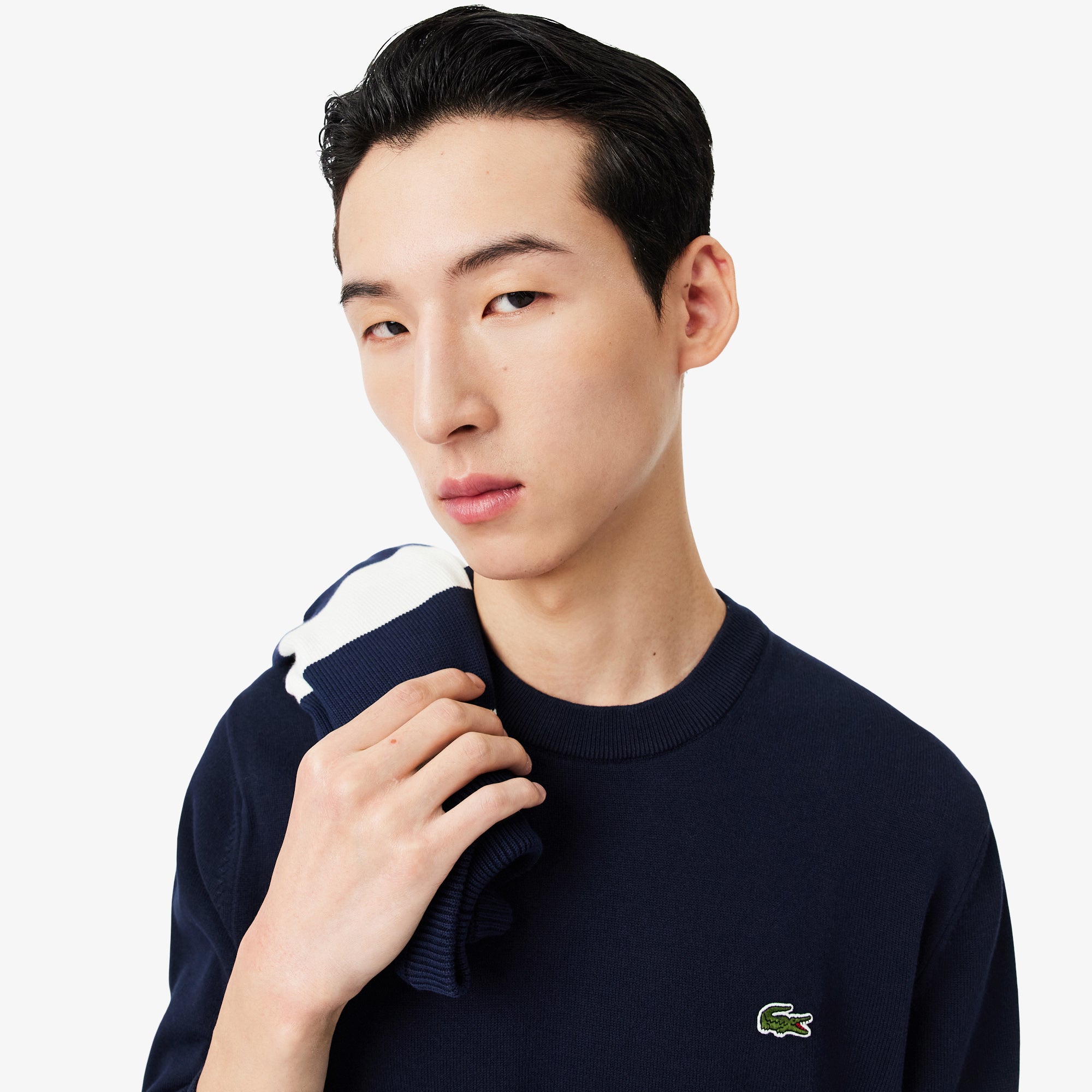 Lacoste MonoChrome Cotton Pullover Men S navy S navy