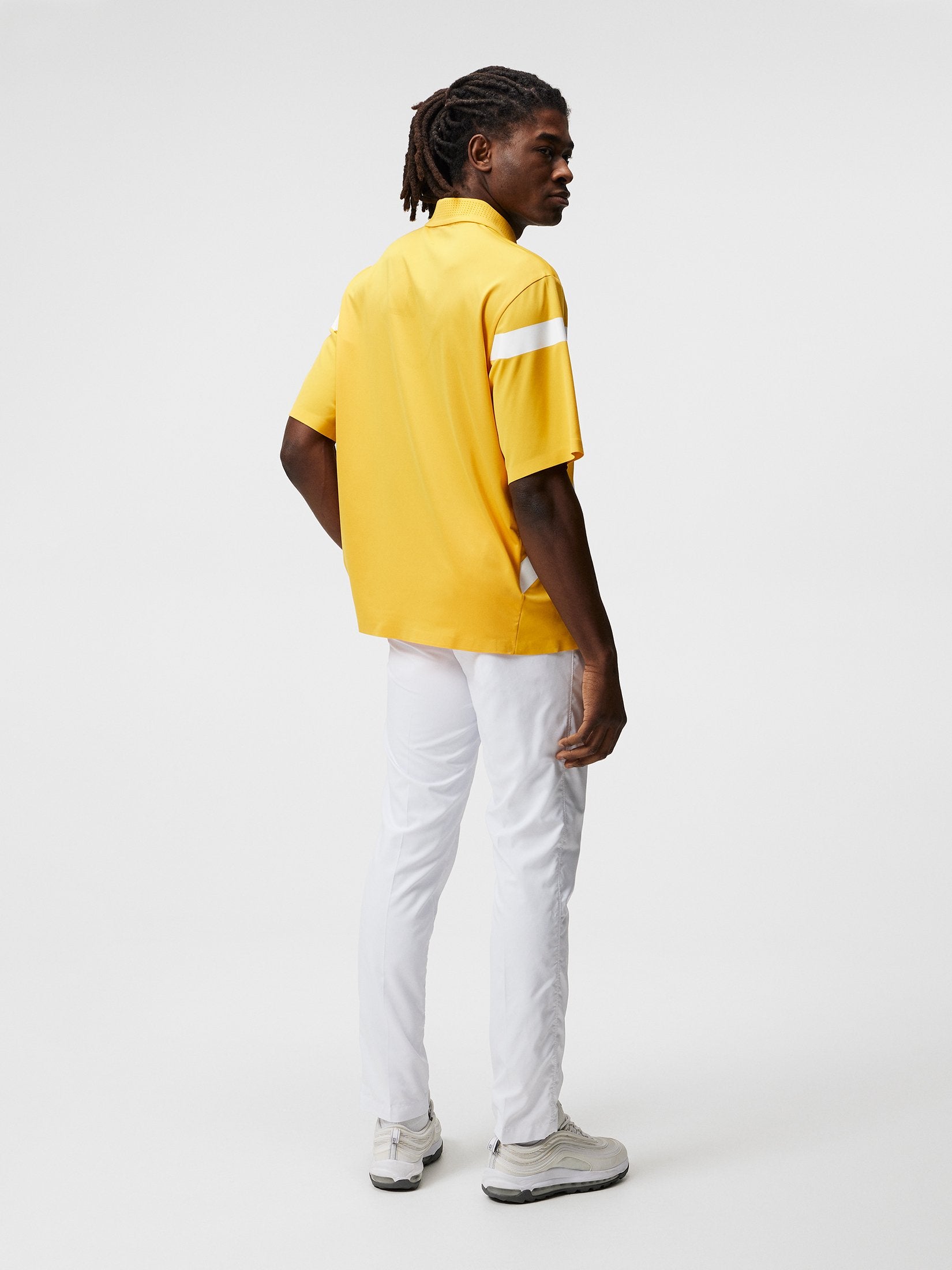 J.Lindeberg Diamond Mesh Polo Herren