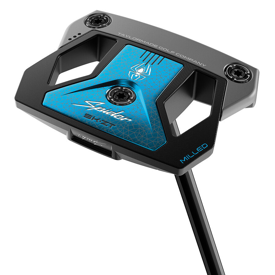 Taylormade Spider ZT Putter BroomStick silber Rechtshänder 46" Center Shaft