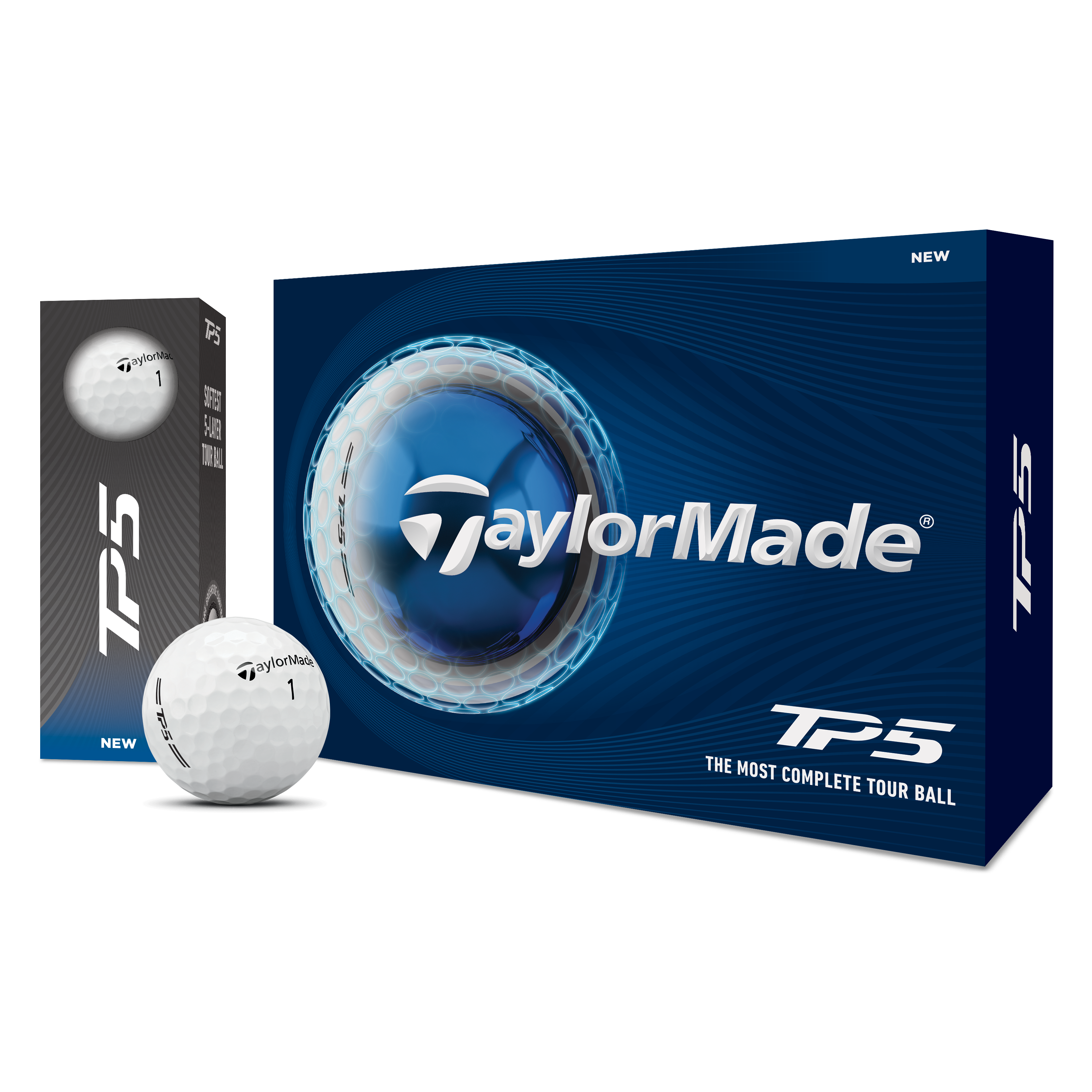 Taylormade TP5 26 Golfbälle 12Stk. weiß weiß