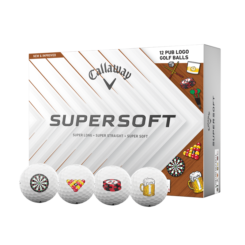 Callaway SUPERSOFT Pub Golf Balls 12-pack