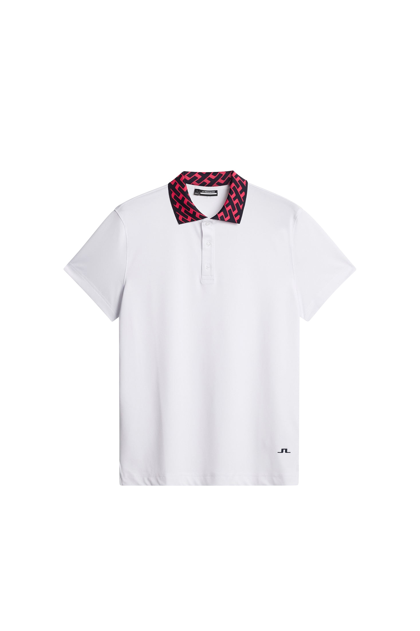 J.Lindeberg Karter Polo Herren S weiß/braun