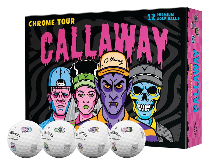 Callaway CHROME TOUR TRUVIS HELLOWEEN Golfbälle 12Stk.