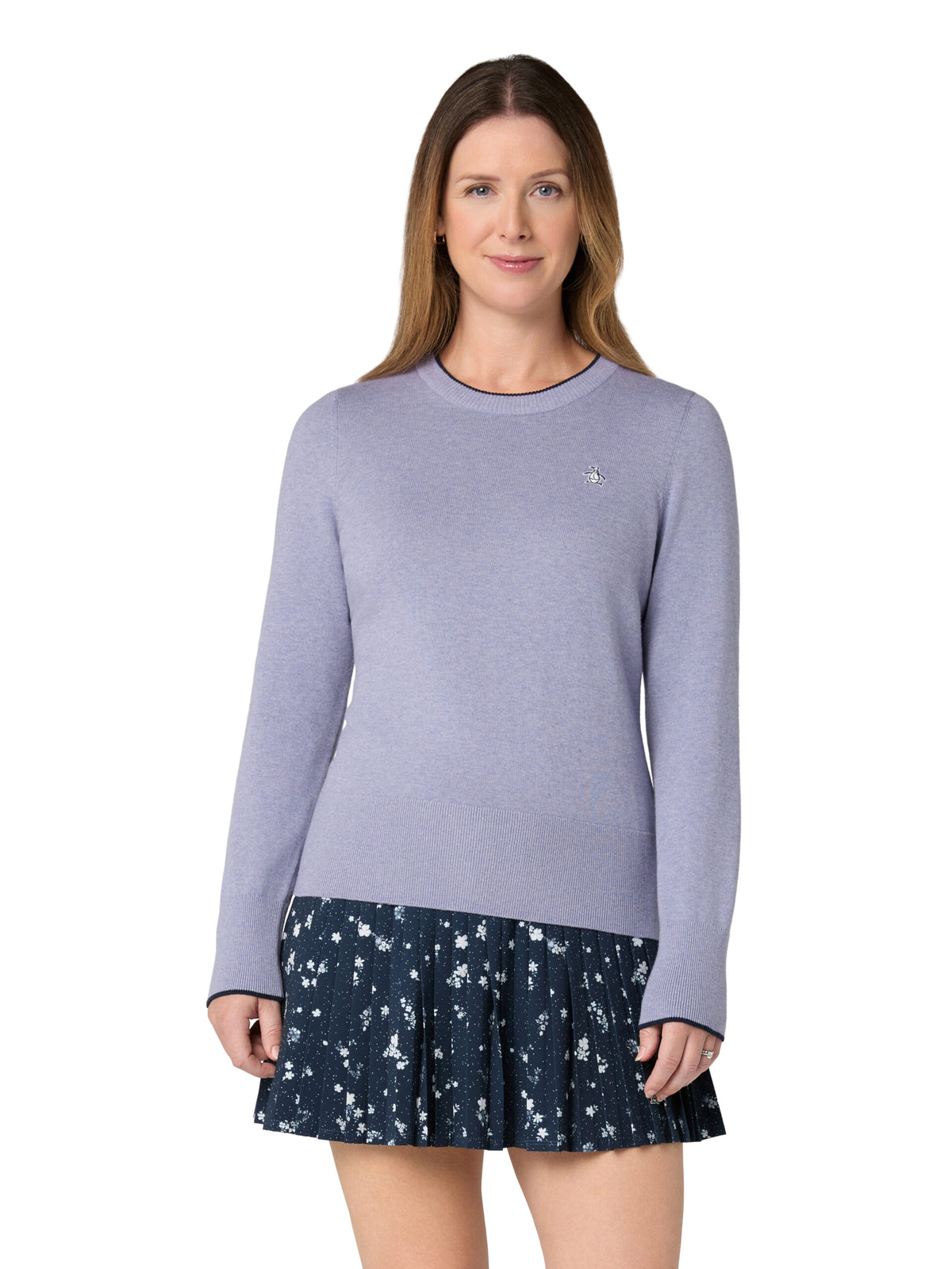 Original Penguin Golf LS Solid Pullover Damen