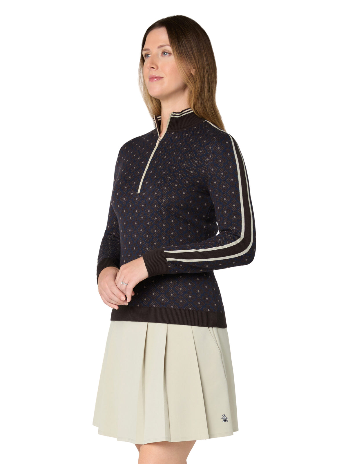 Original Penguin Golf 1/4-Zip Sweater Damen