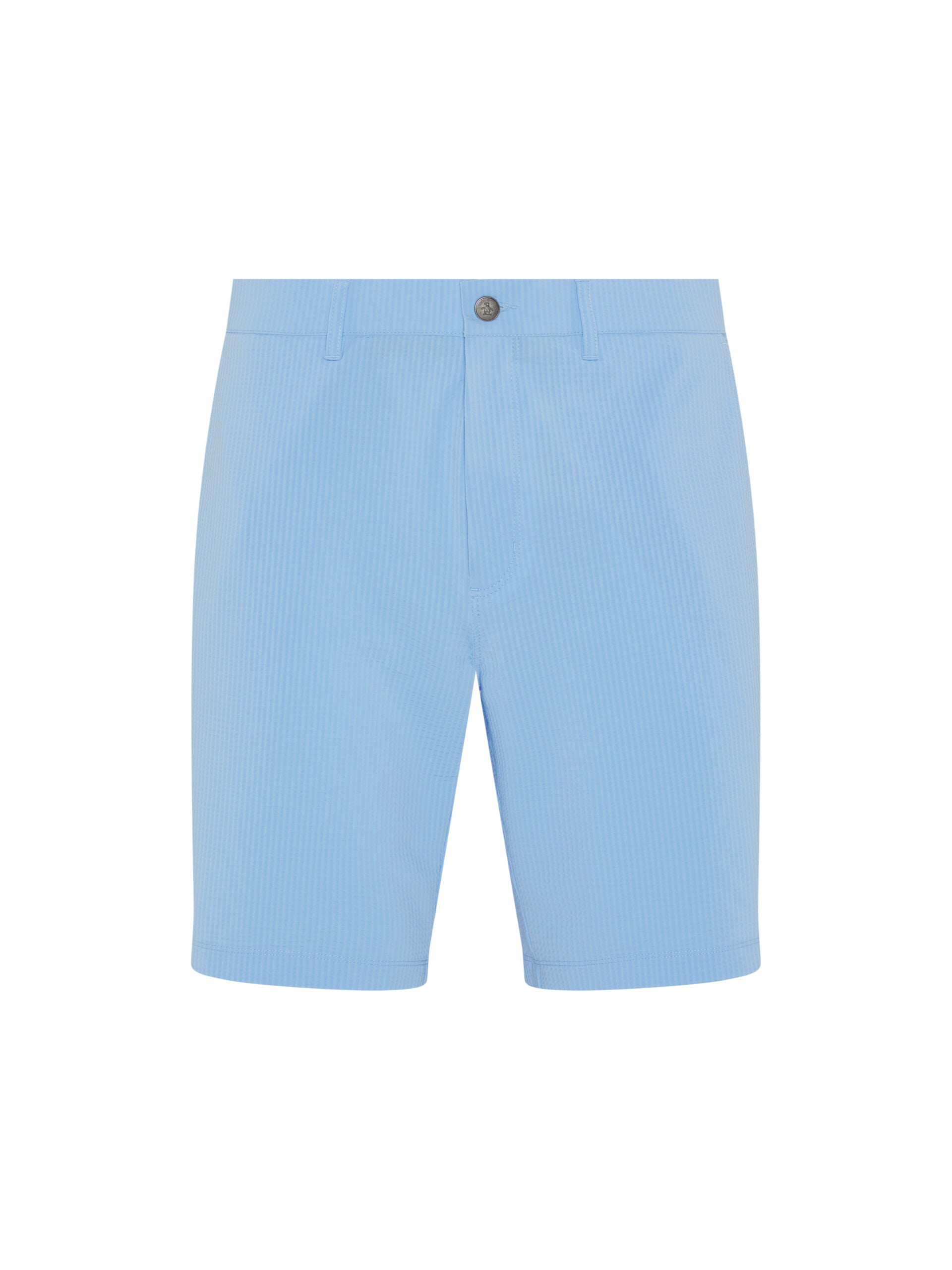 Original Penguin Golf Seersucker 9" Short Men's 30 Light Blue